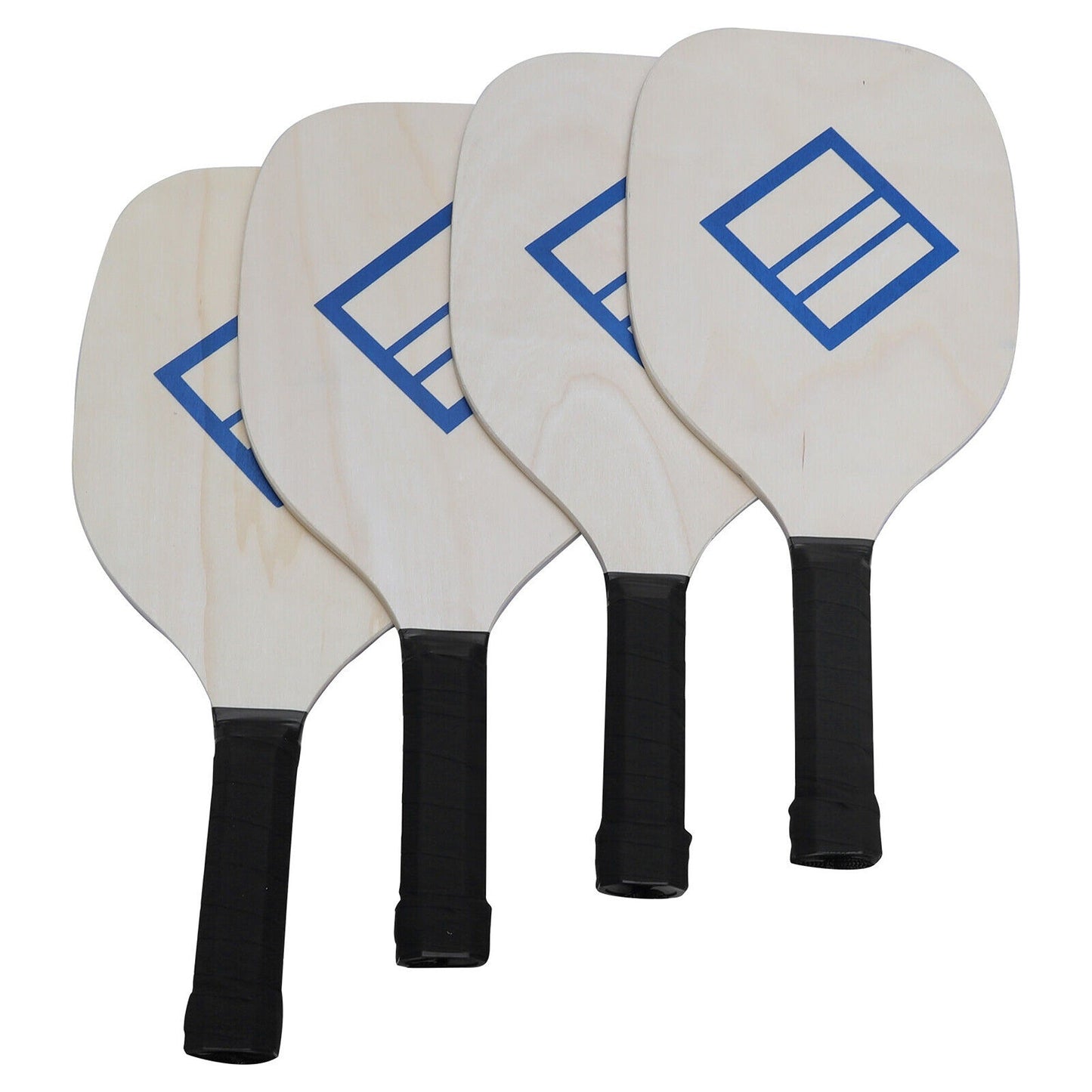 Outdoor Pickleball Paddle Set with Balls and Carrying Case