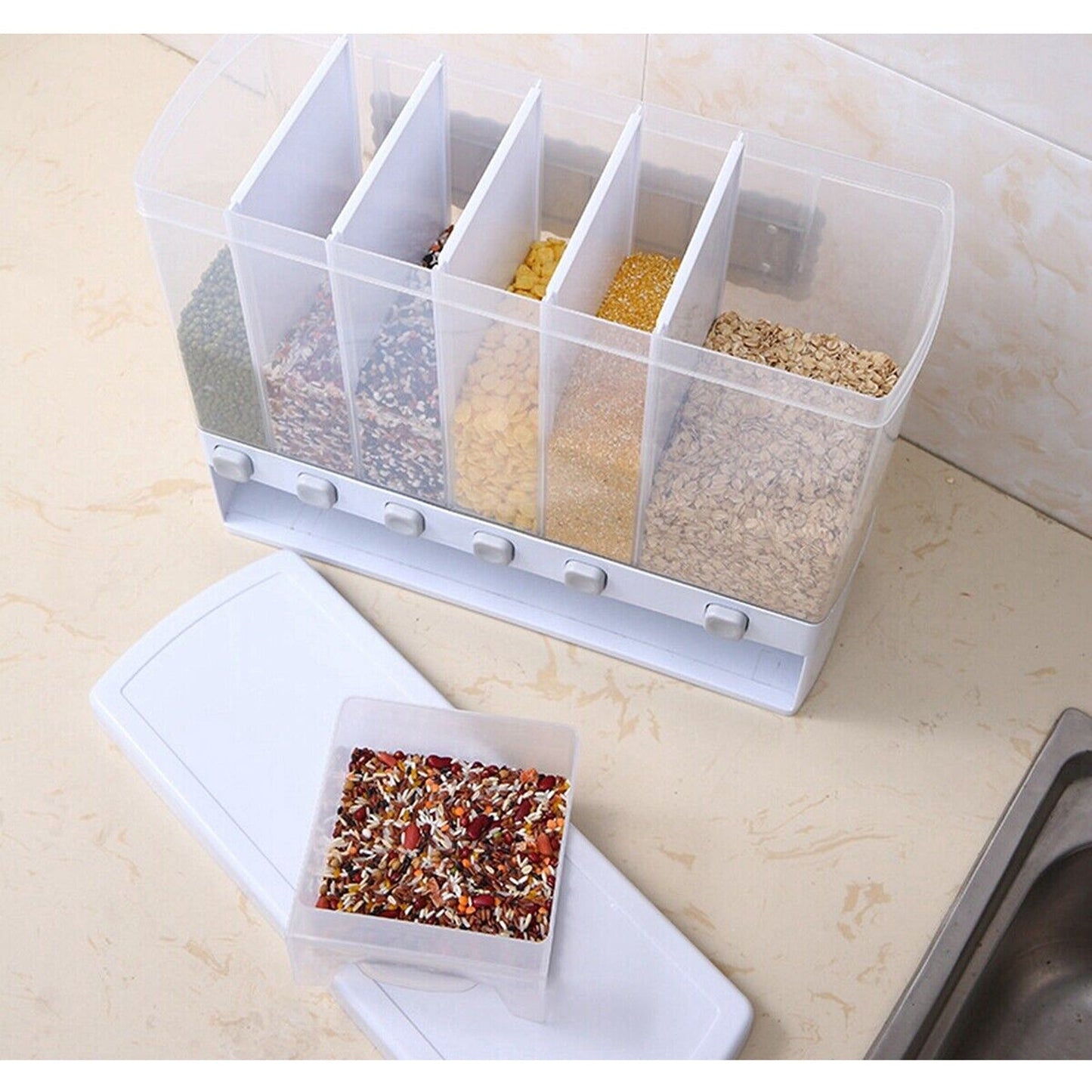 10kg Automatic Grain Storage Dispenser Dry Food Rice Container