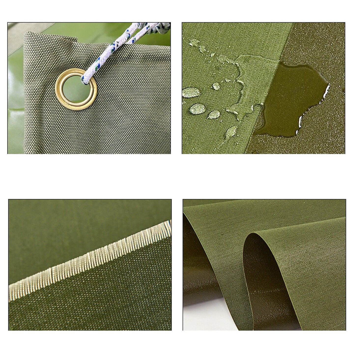Canvas Tarpaulin Heavy Duty Waterproof Sunshade