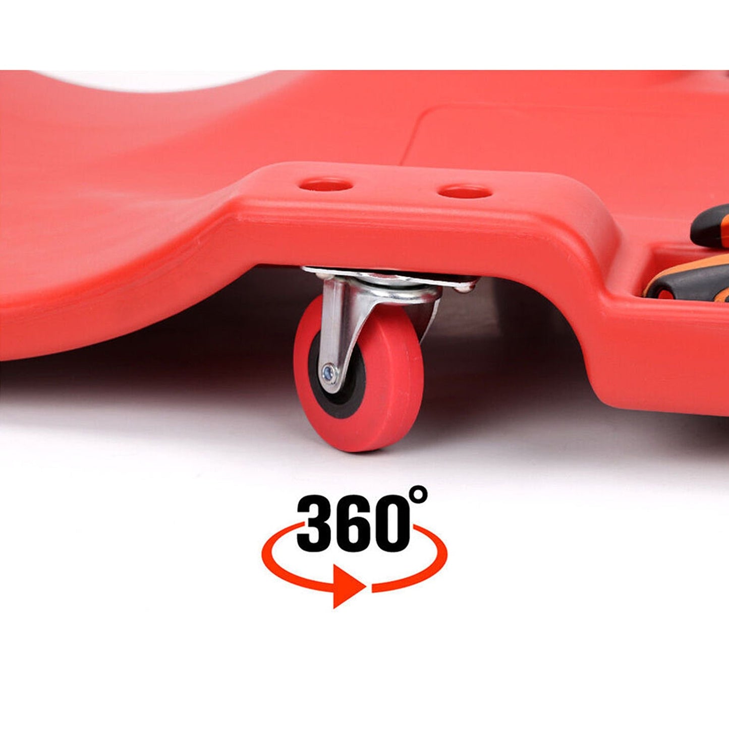 Mechanic Garage Creeper with Swivel Wheels and Trolley 40in