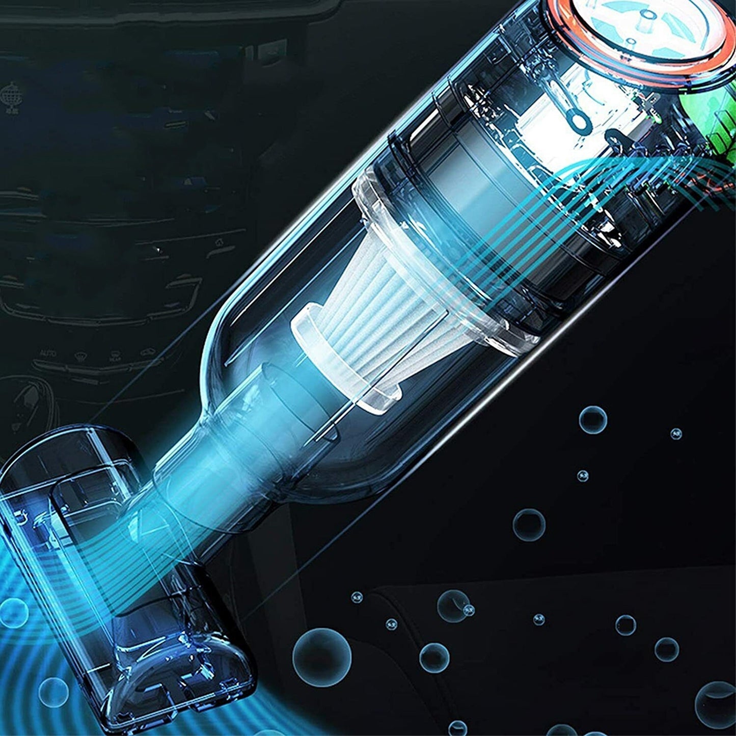 Efficient Mini Vacuum for Car and Home Powerful Handheld Cleaner