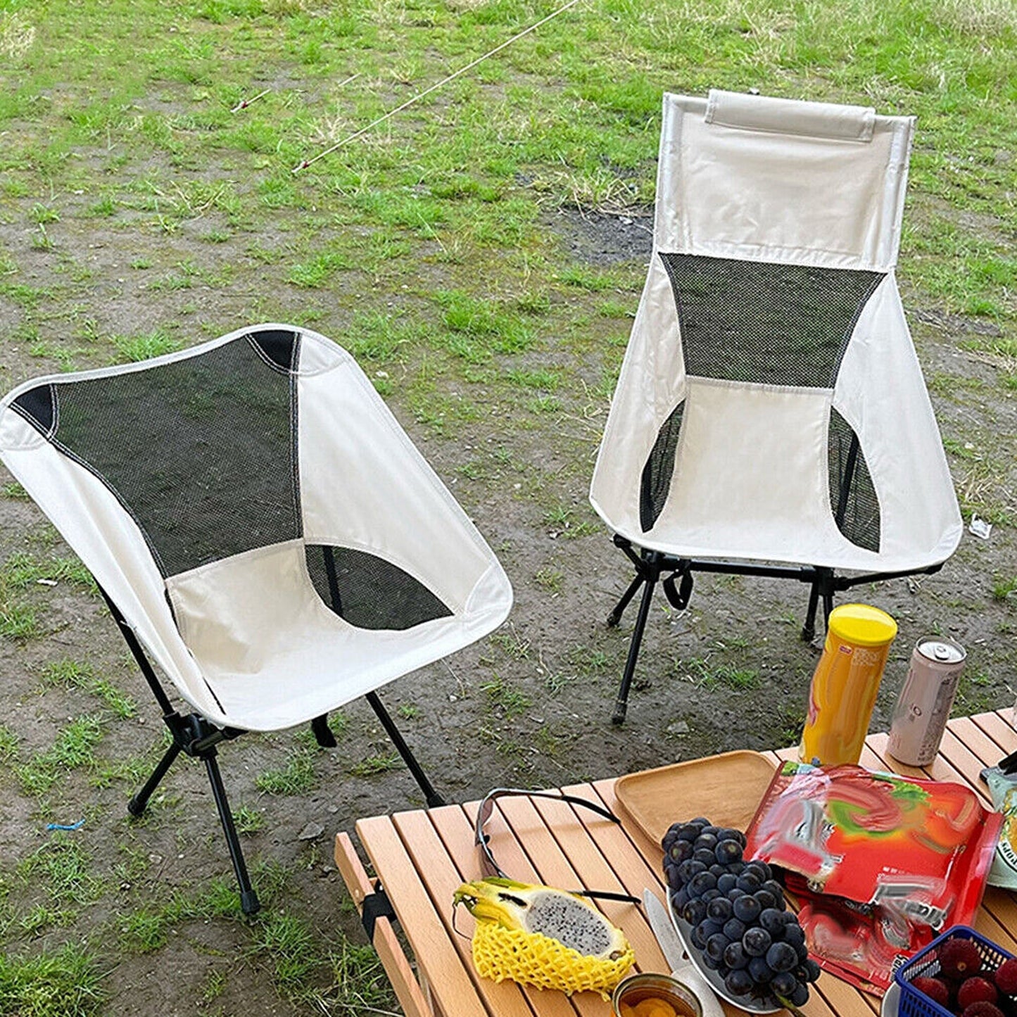 Foldable Fishing Chair with Lightweight Design for Camping and Travel