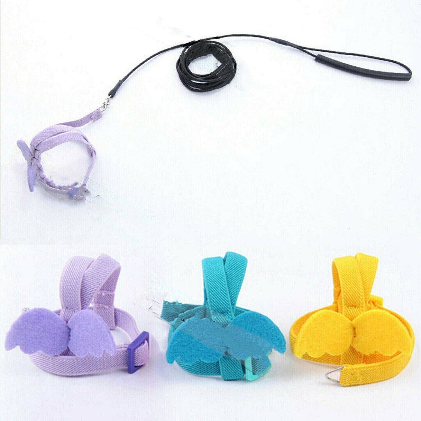 Flying Training Rope Cockatiel Adjustable Parrot Bird Harness Leash