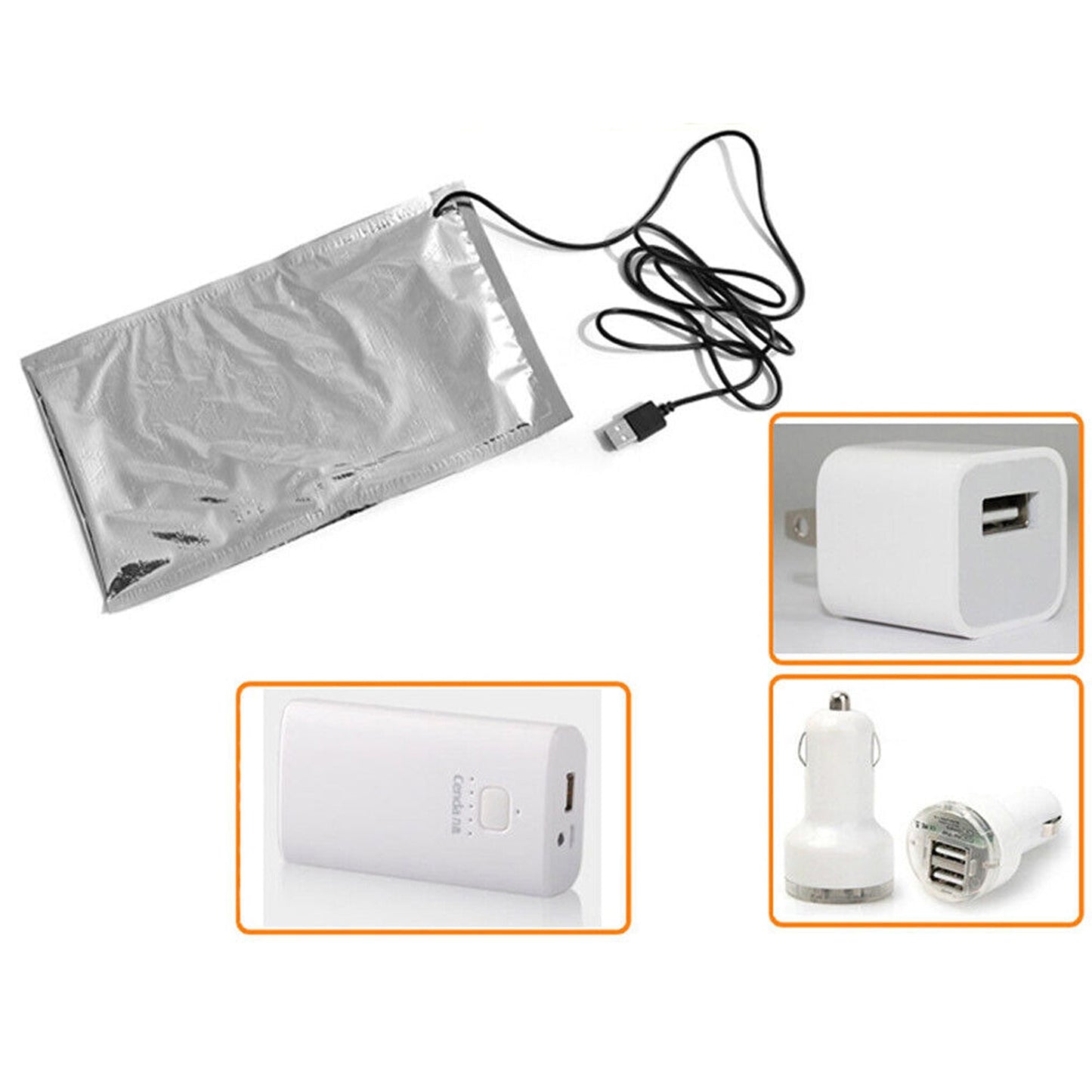 Thermal Food Heating Plate Lunch Bag Milk Bottle Thermostat for Picnic Camping