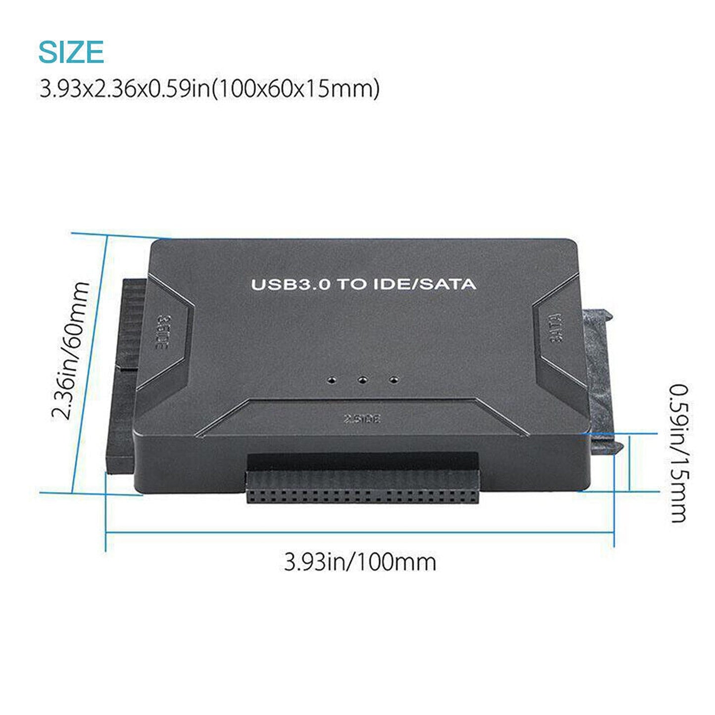 Universal Hard Drive Adapter USB 3.0 to SATA IDE Converter for 2.5in 3.5in