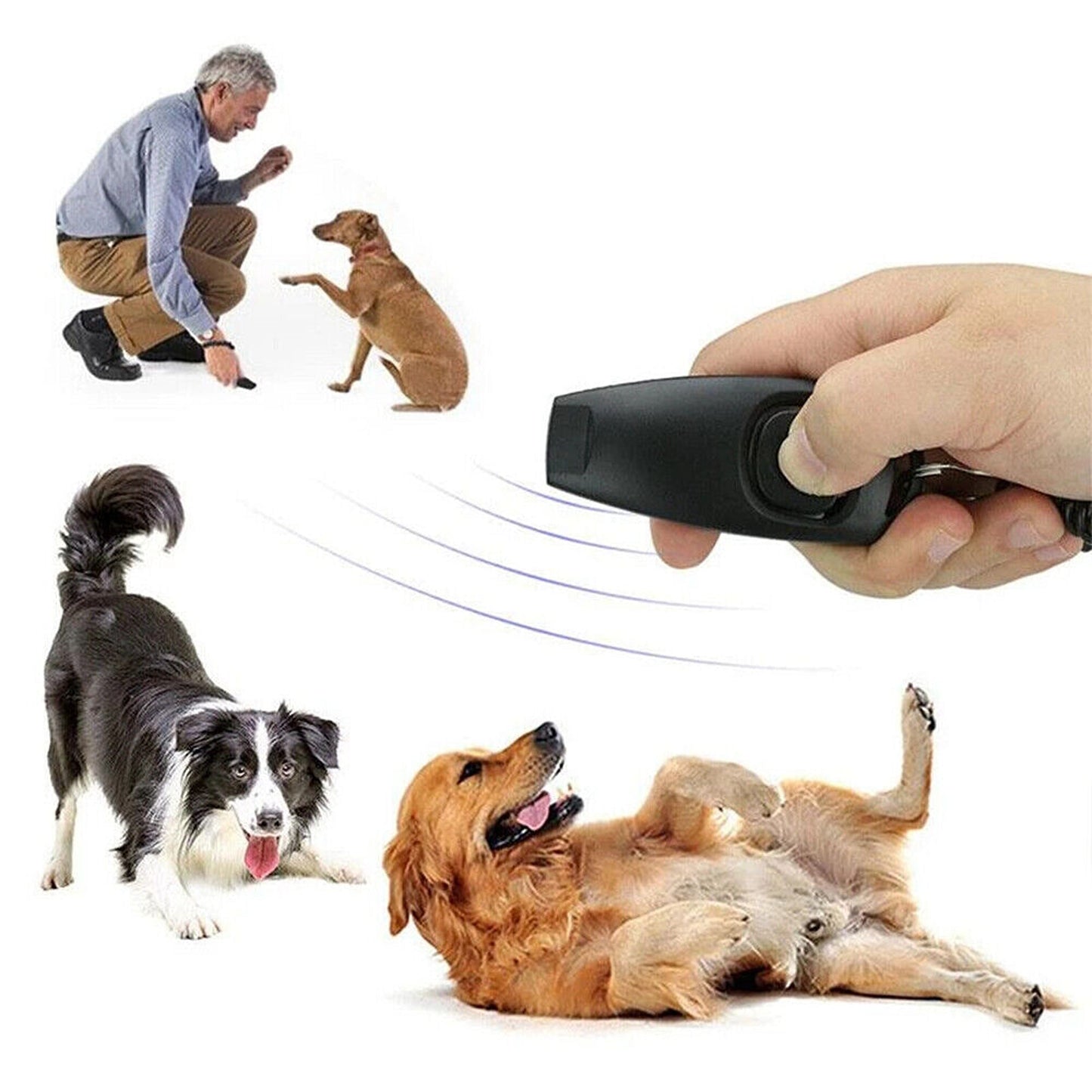 Puppy Training Set Dog Whistle Clicker Combo for Barking and Obedience
