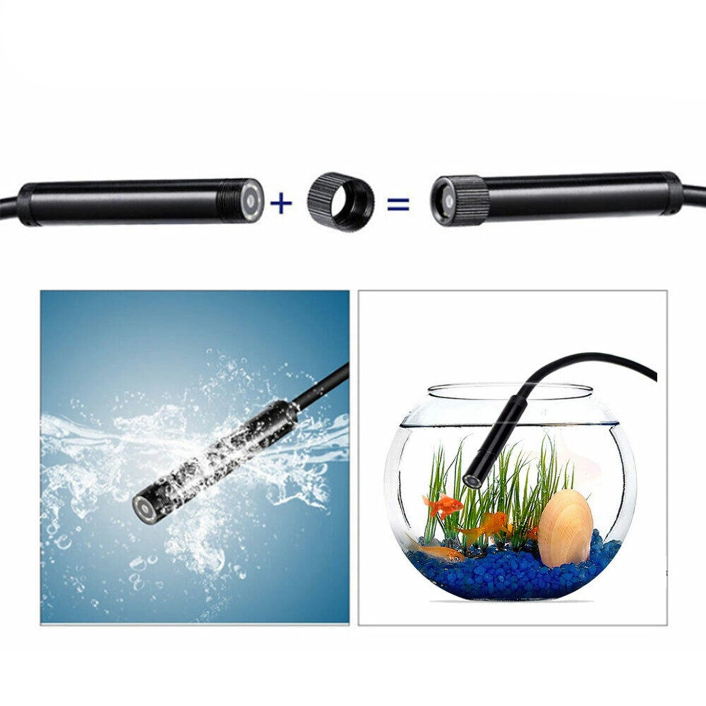 Waterproof 2M USB HD Endoscope Borescope Inspection Camera for Mobile Devices