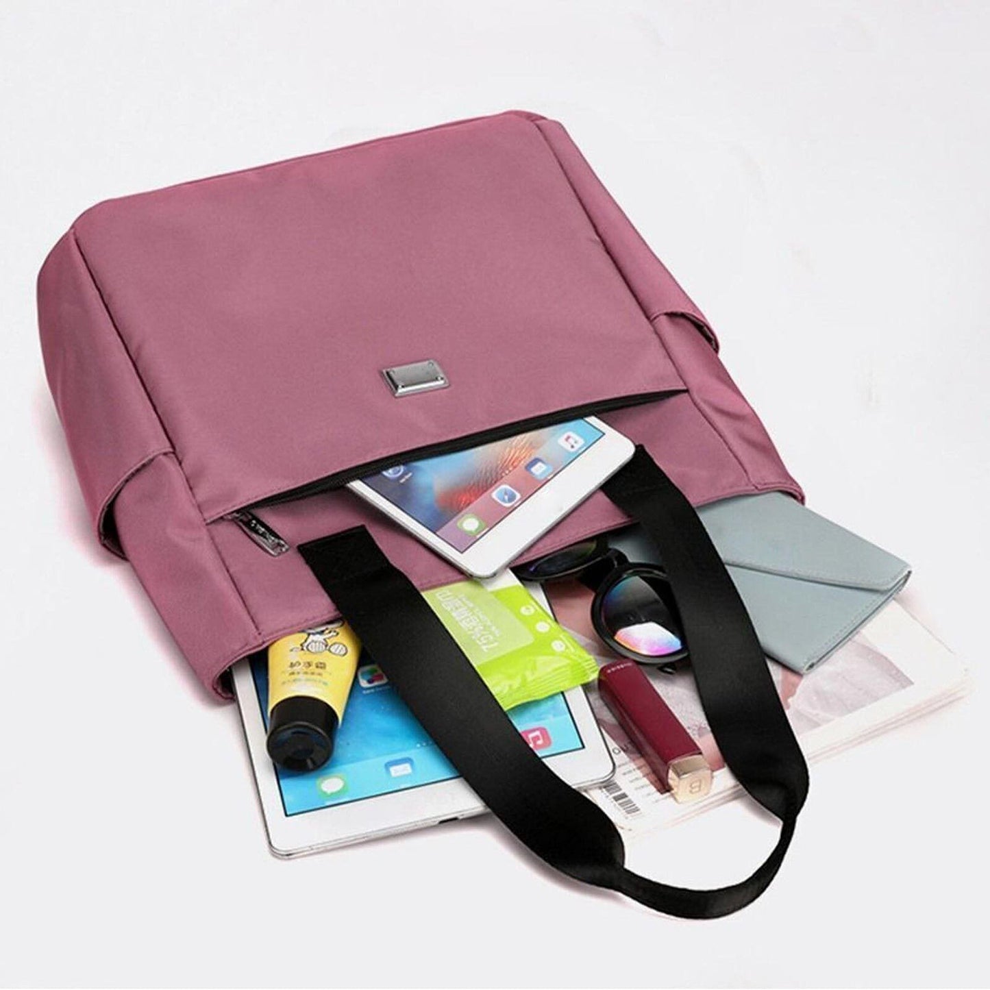 Large Capacity Waterproof Travel Tote Bag Women Lightweight Handbag Shoulder