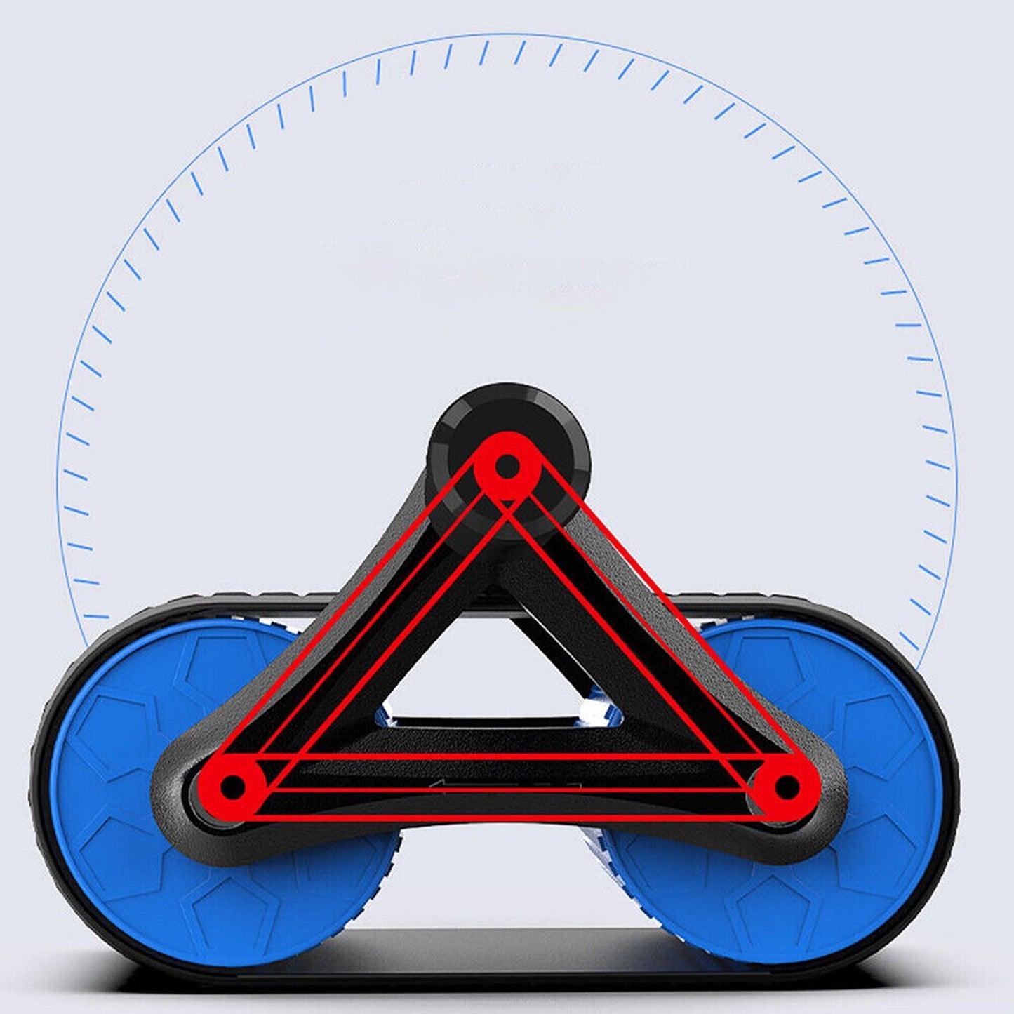 Automatic Rebound Fitness Abdominal Roller Anti Slip Wheel
