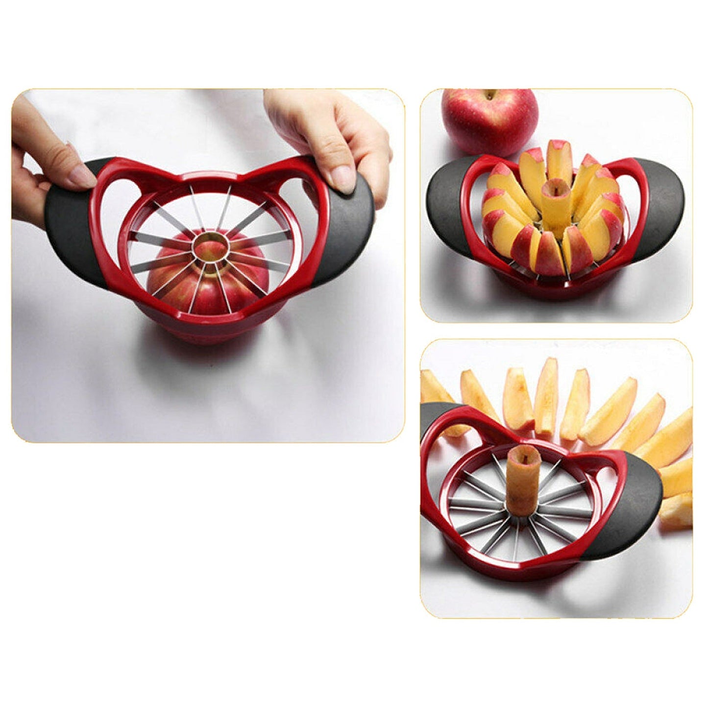 Stainless Steel Apple Corer Divider Slicer for Fruit Pies