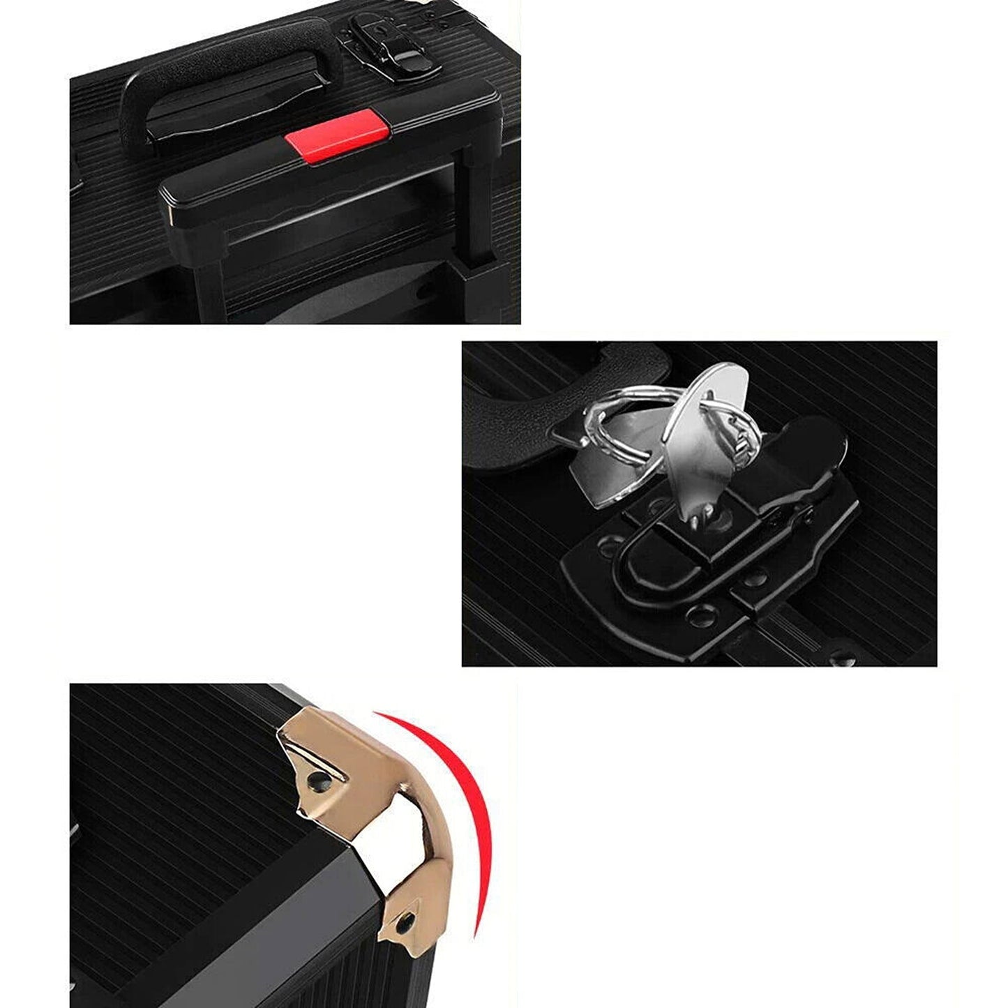 Mechanic DIY Toolbox with 1375 Pieces Portable Rolling Case Trolley Set