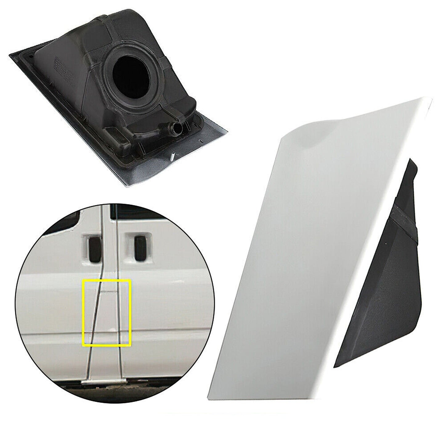 Fuel Tank Cap with Filler Pipe Door Flap Housing for Ford Transit MK6 MK7