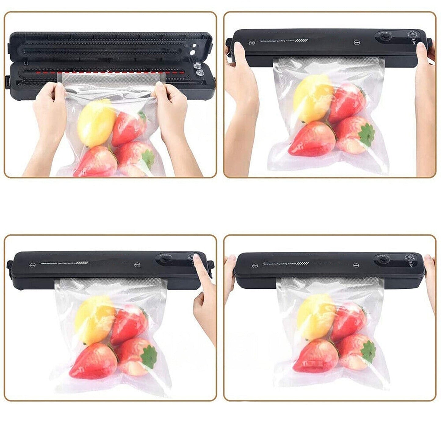 Kitchen Vacuum Sealer Machine Food Storage Packaging with 10 Bags