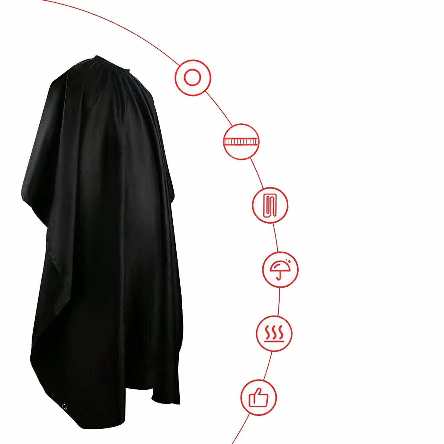 Haircut Cape for Salon Use Large Barber Hairdressing Apron