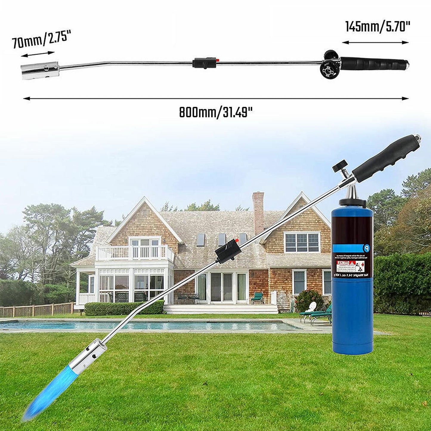 Home Garden Shrub and Grass Weed Killer Kit with Nozzles