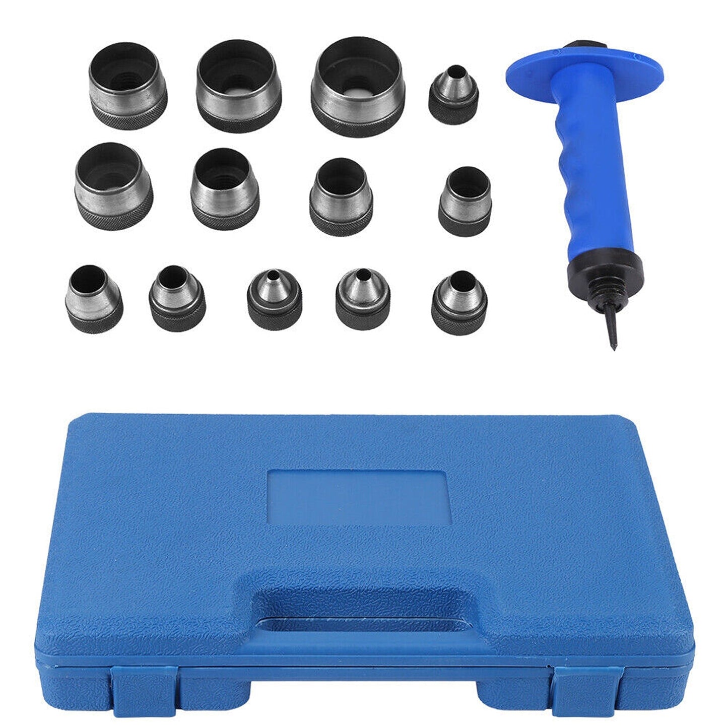 13pcs Hollow Punch Set for Leather Gasket and Paper Crafting