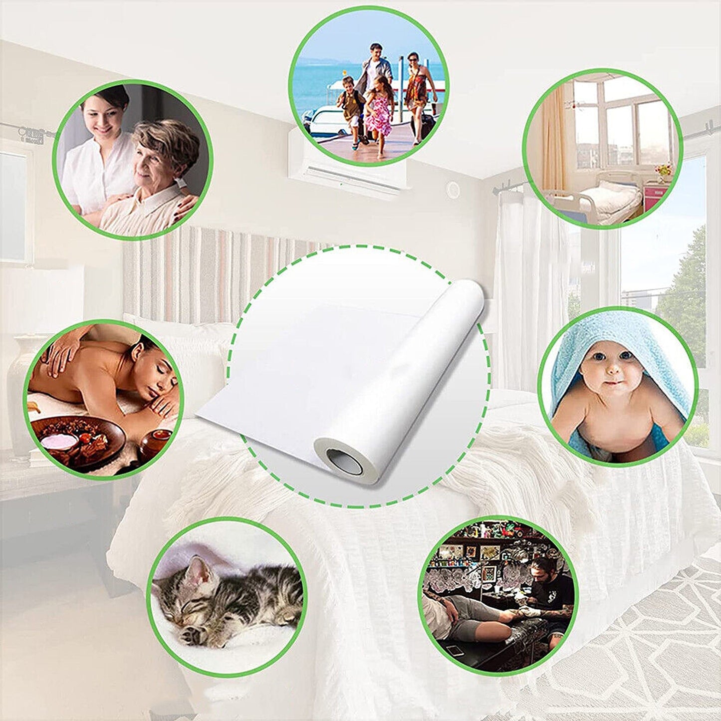 Disposable Non-woven SPA Massage Table Sheet Cover