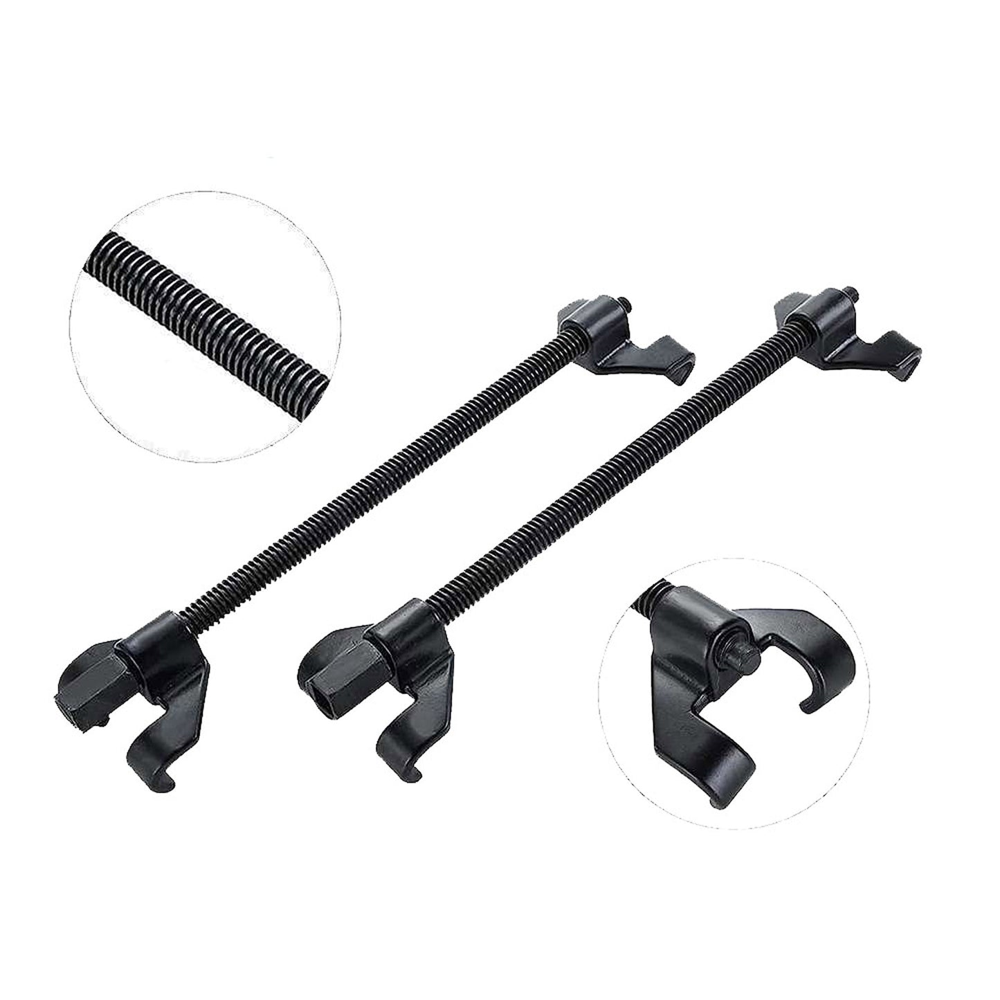 2pcs Auto Coil Spring Compressor Heavy-Duty Suspension Clamp Tool Set