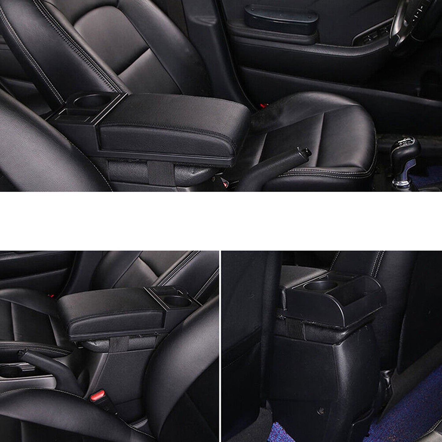 Armrest Cover with USB Interface for Car Interior Modifications