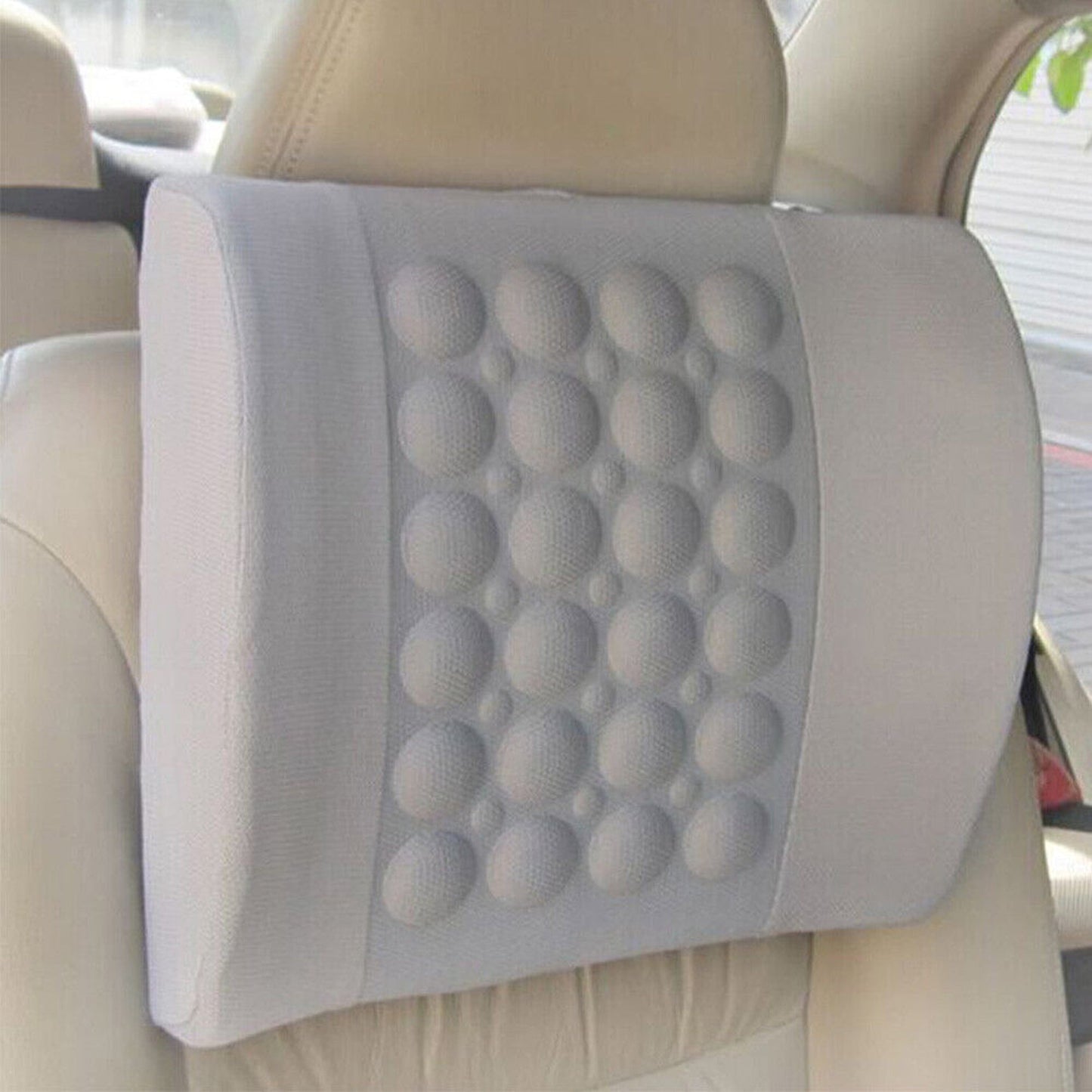Lumbar Back Support Car Seat Massage Cushion Back Pillow