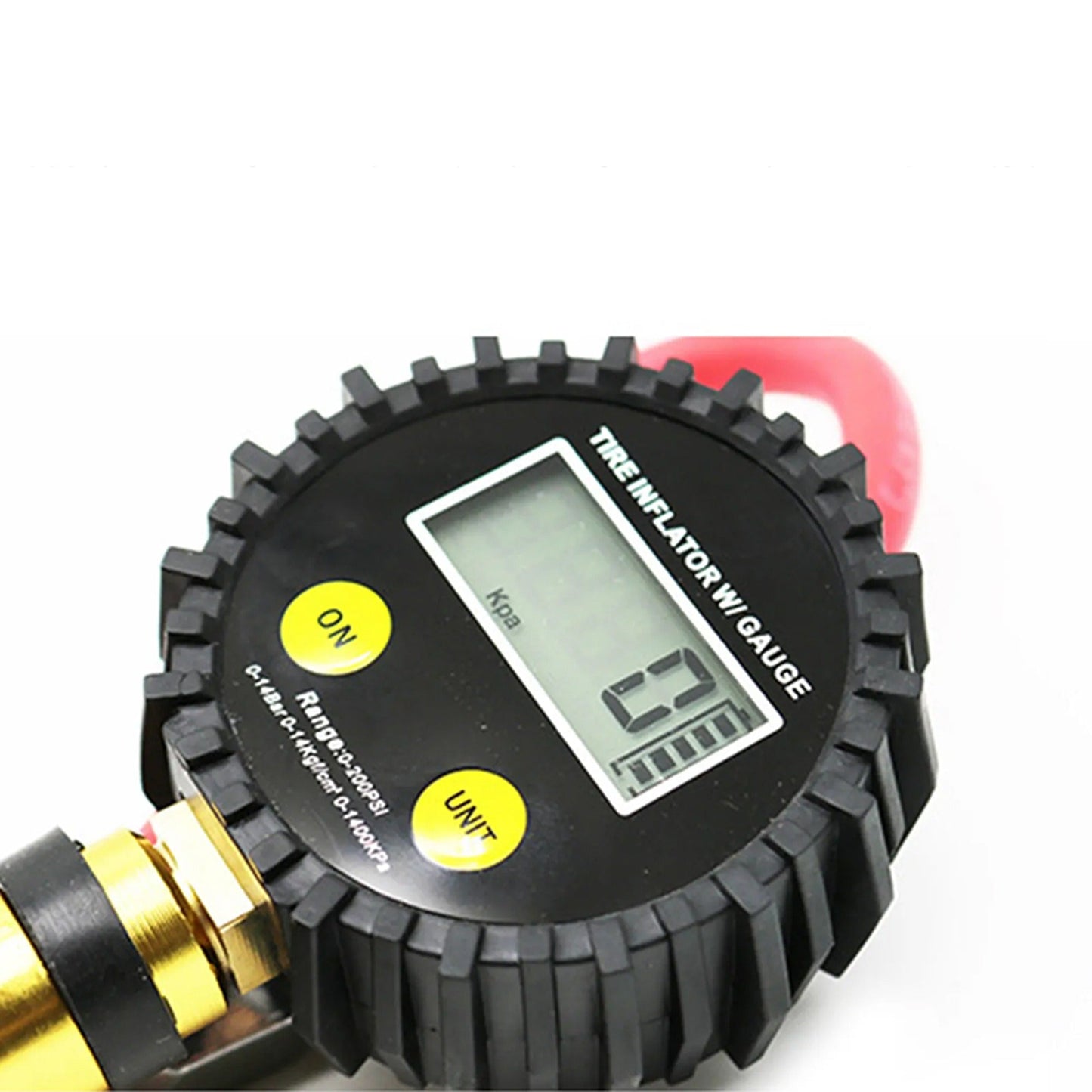 Precision Digital Tyre Inflator Motorcycle Air Pressure Gauge
