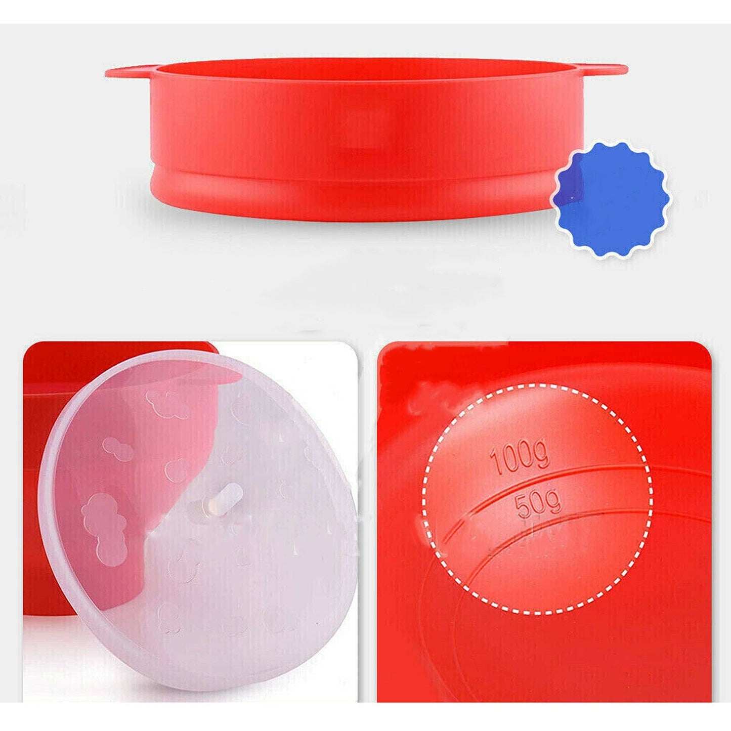 Microwave Popcorn Maker in Collapsible Silicone Bowl