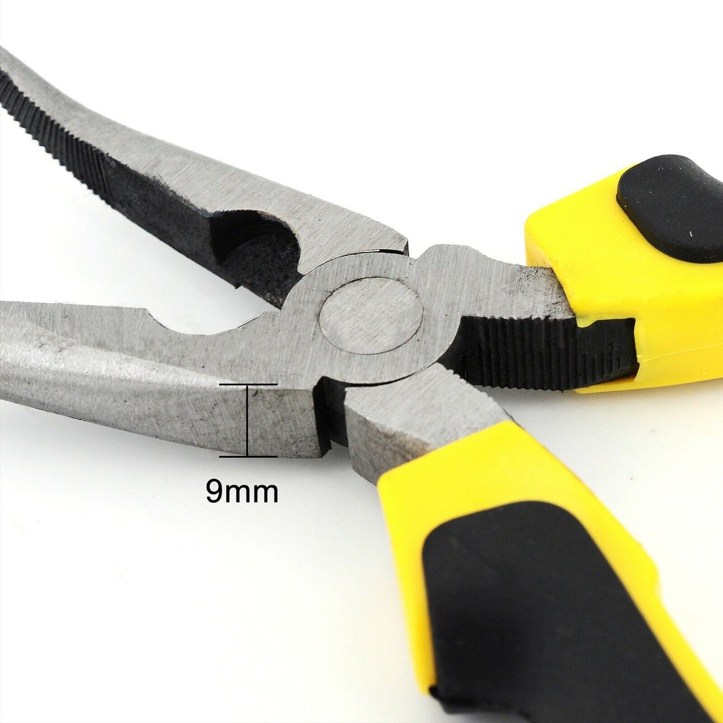 6in Bent Snip Needle Nose Pliers for Jewelry and Wire Cutting