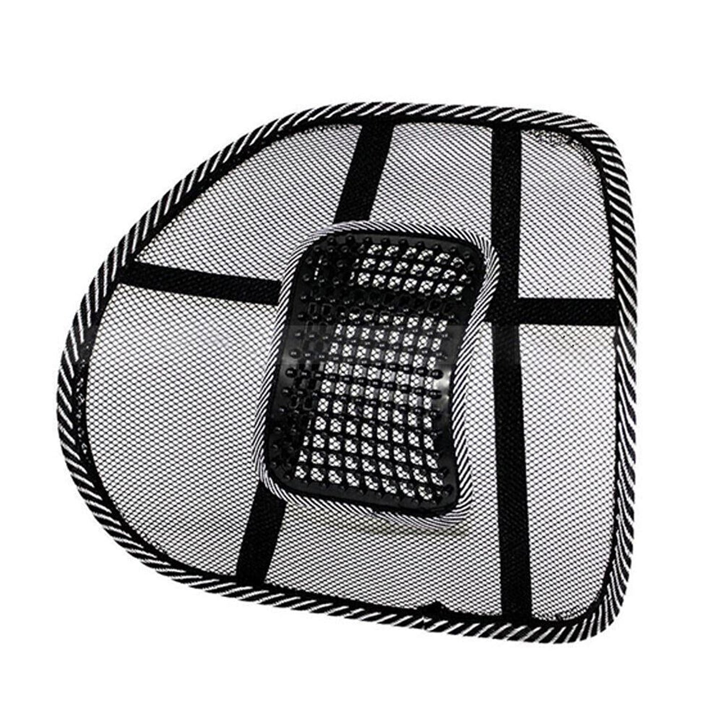 2pcs Mesh Lumbar Support Back Rest for Office Chairs and Car Seats
