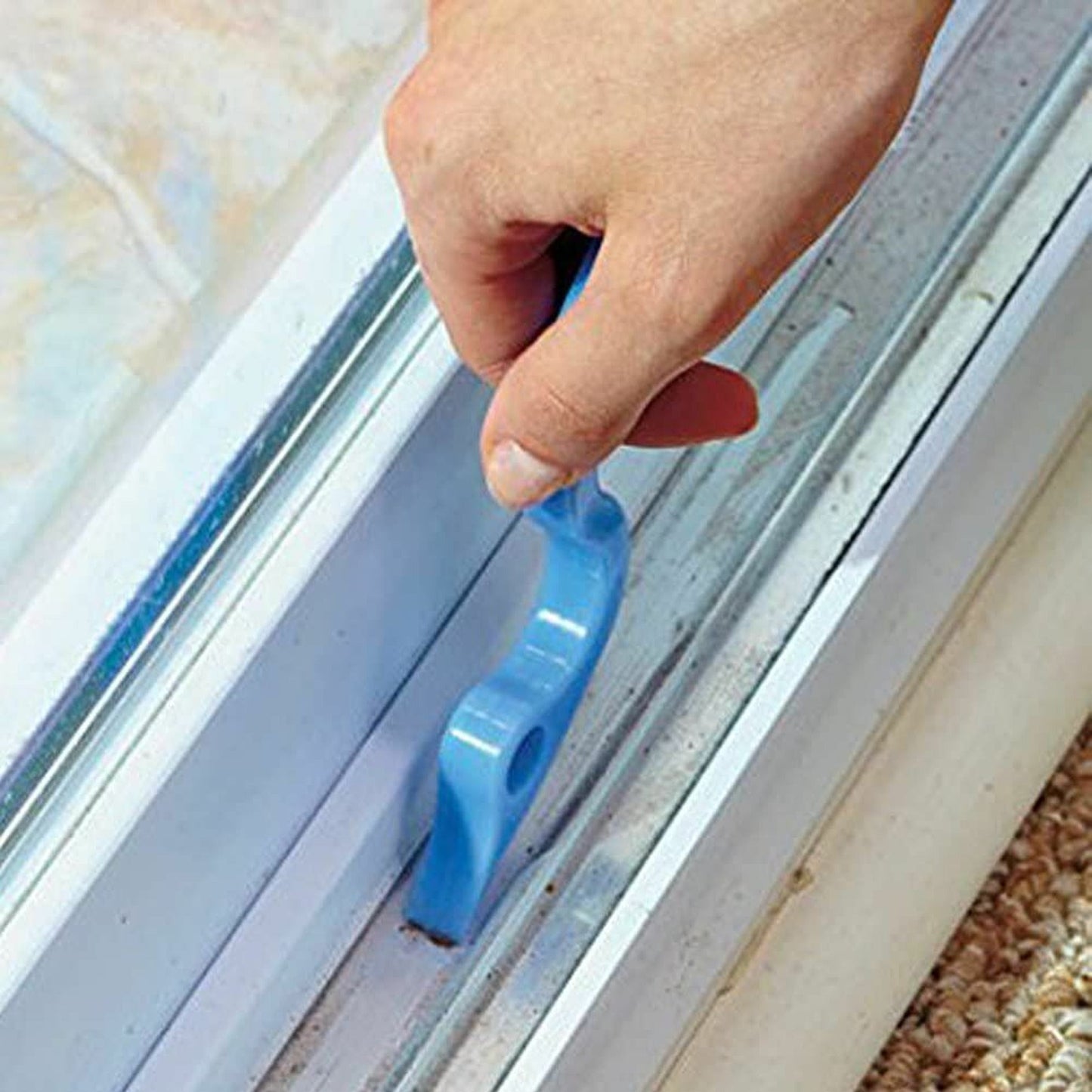 Crevice Groove Cleaning Brush for Windows Doors and Dust Removal