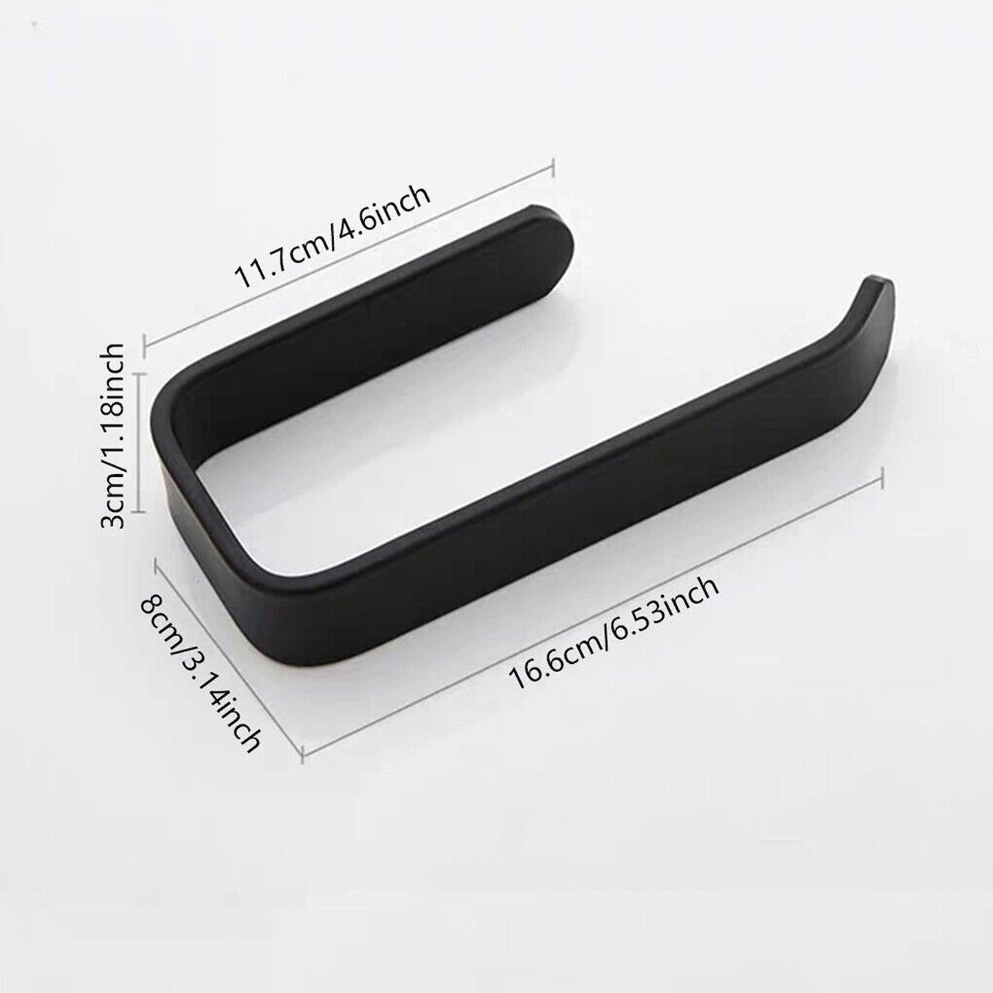 Wall-Mounted Bathroom Towel and Toilet Paper Holder