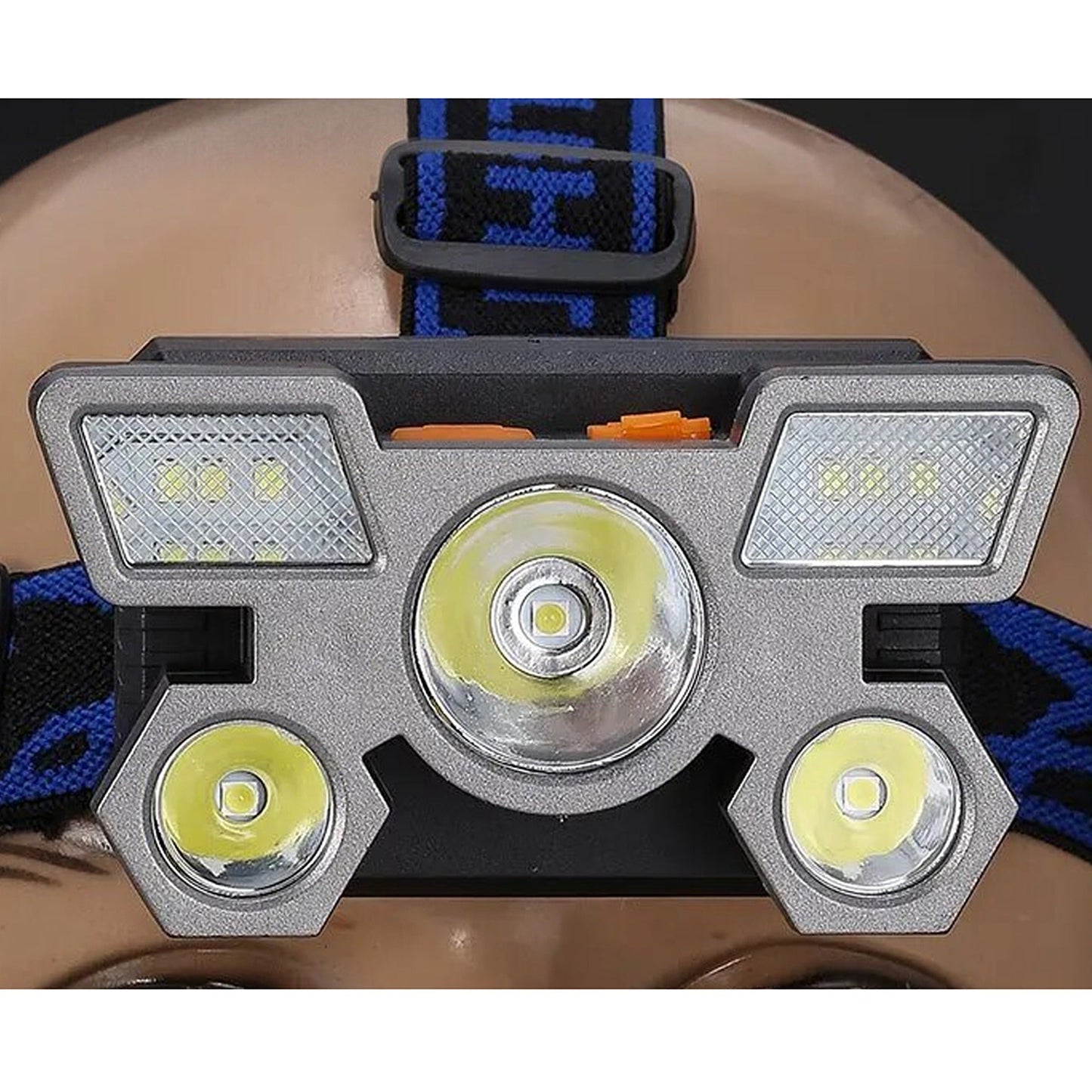 Rechargeable Headlamp Flashlight LED USB Light Camping Lamp