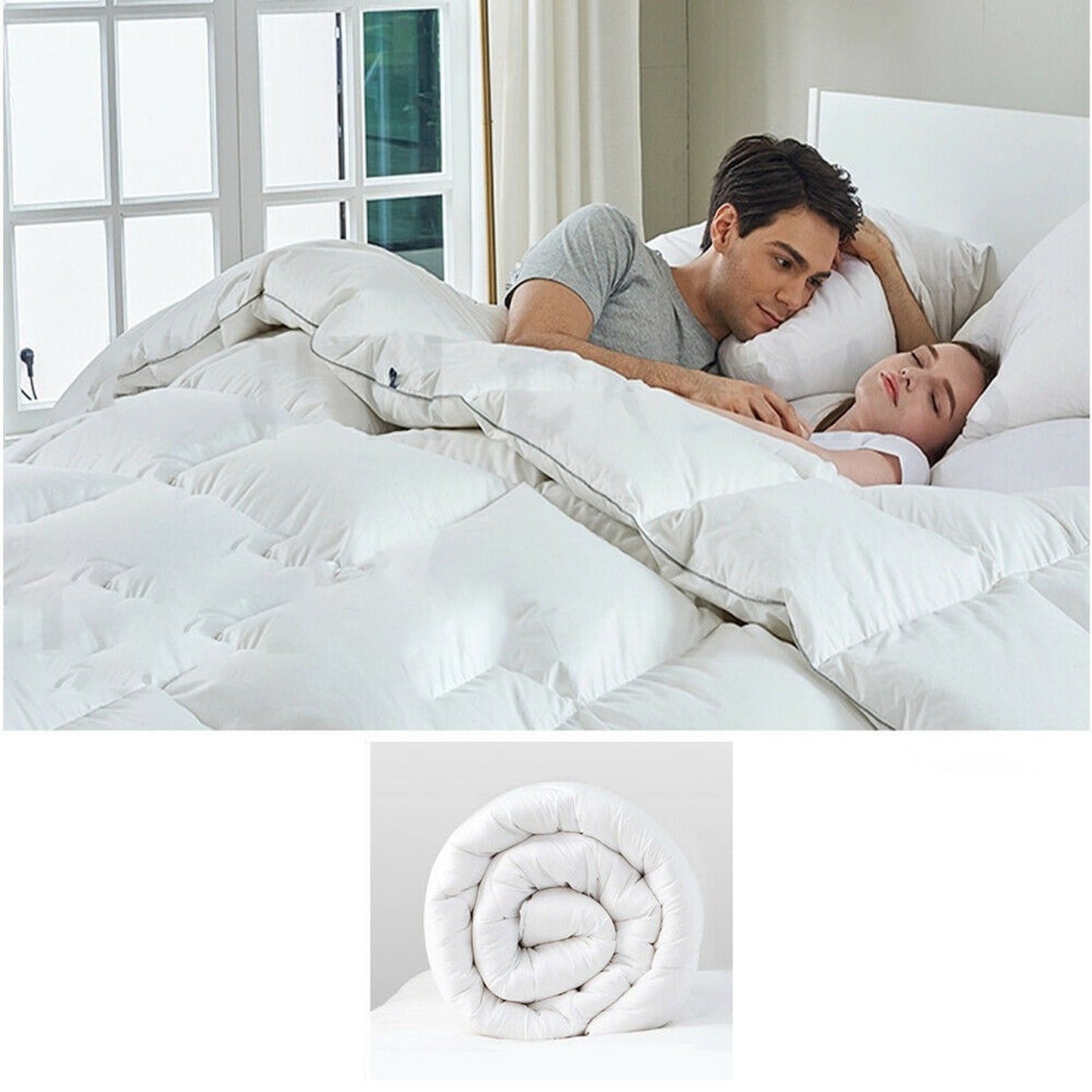 700GSM Down Wool Quilt Doona for Summer and Winter S KS D Q K SK