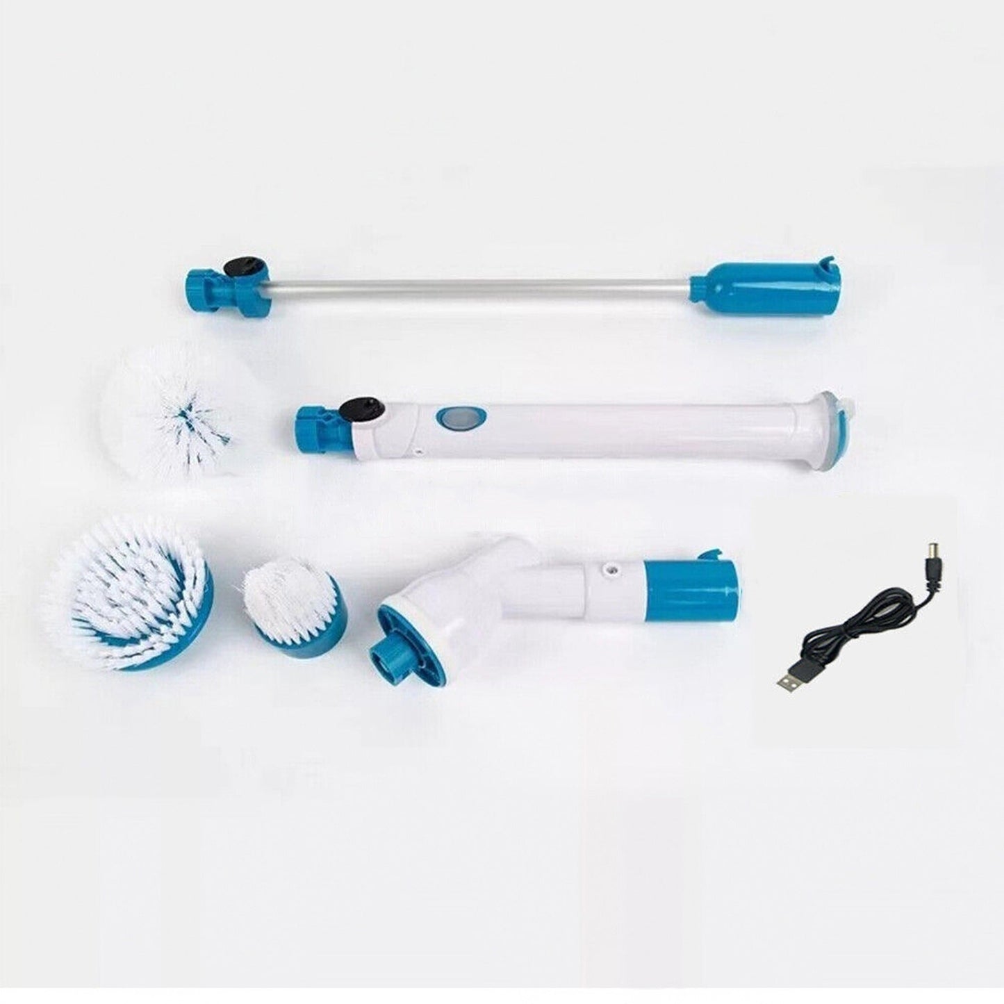 Electric Bathroom and Kitchen Cleaning Spin Scrubber Turbo Cordless Brush