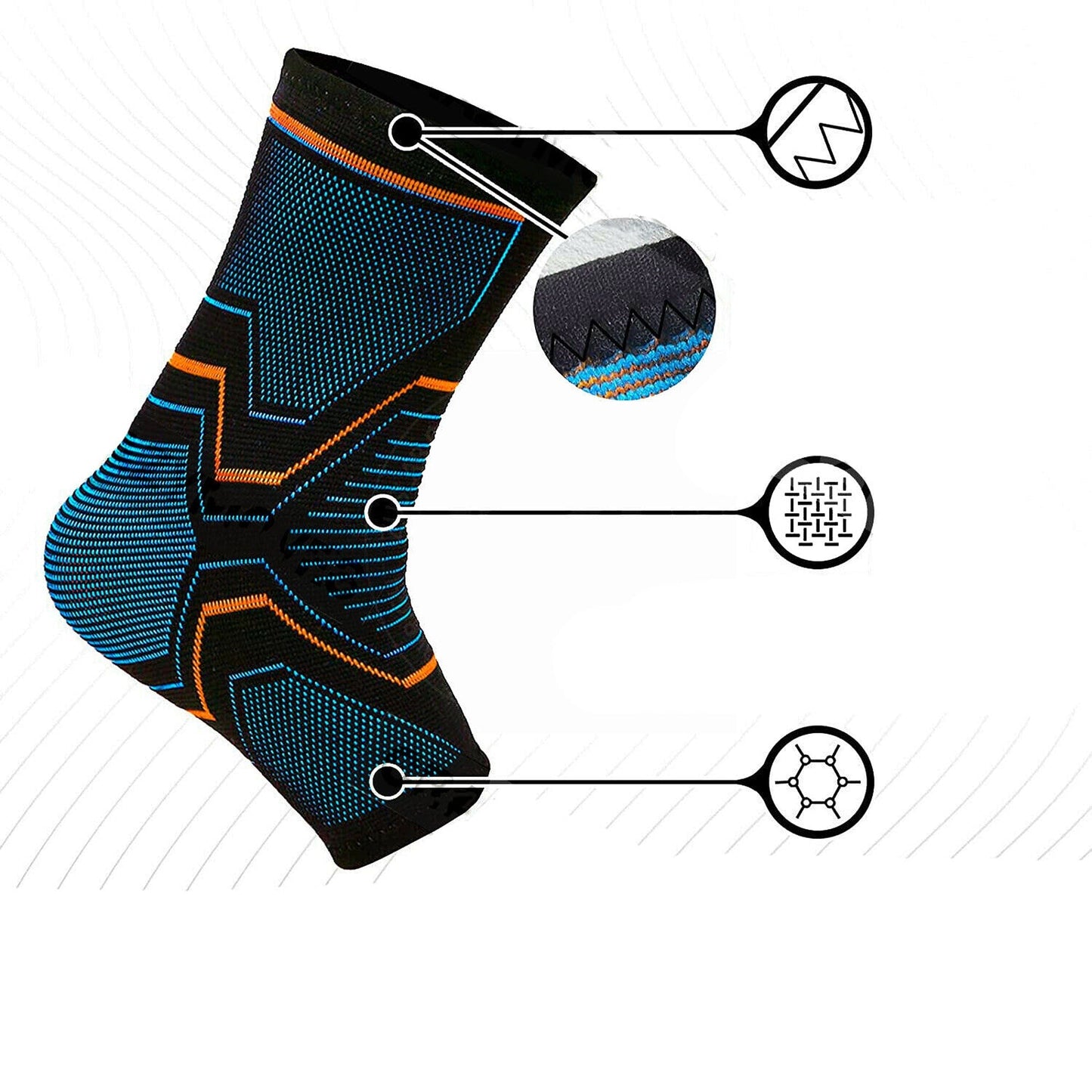 Arch Support Ankle Brace for Plantar Fasciitis and Swelling Reduction