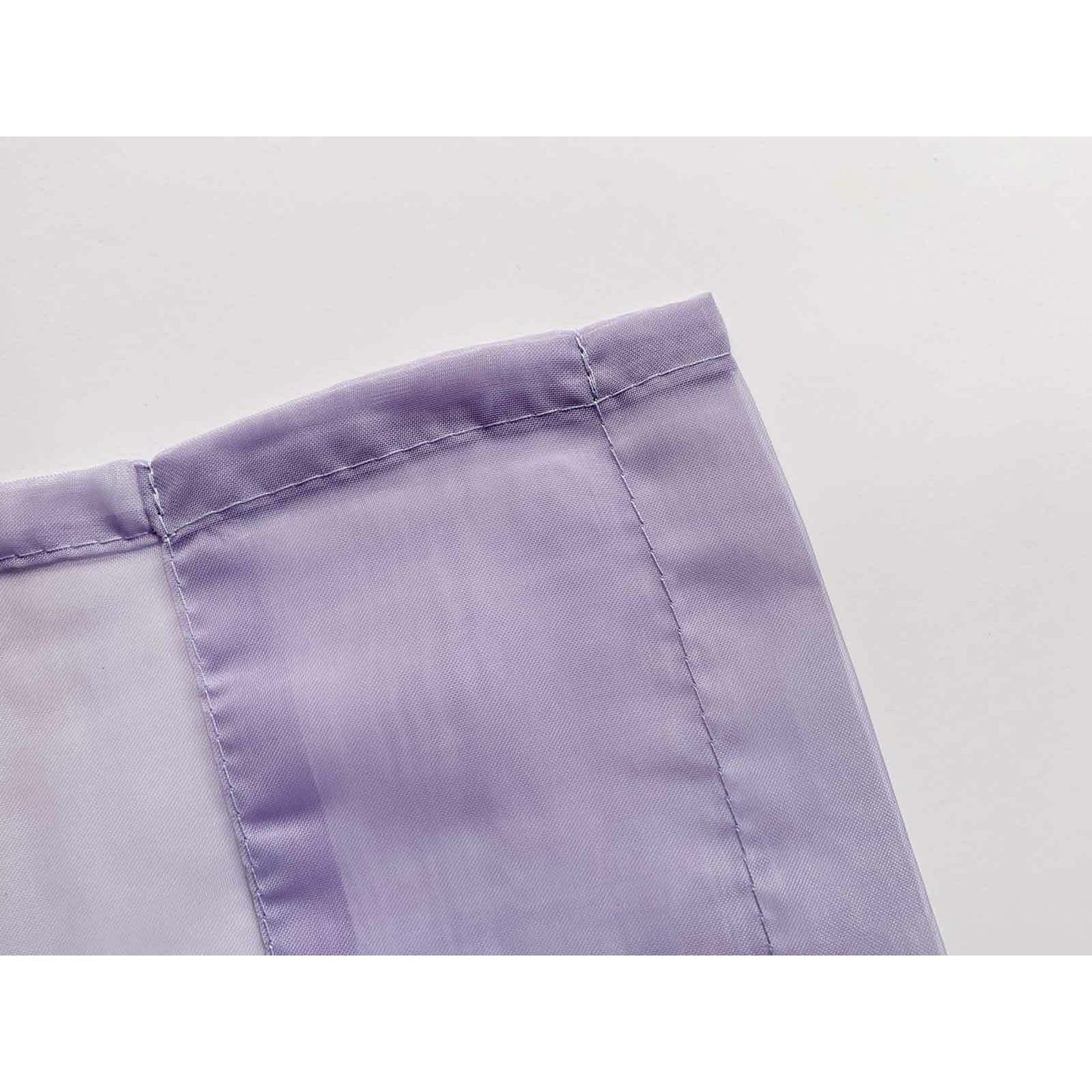 Organza Voile Sheer Curtain with Rod Pocket for Window Draping