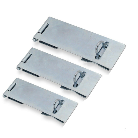 6pcs Galvanised Latch Lock Hasp and Staple for Shed Door Gate