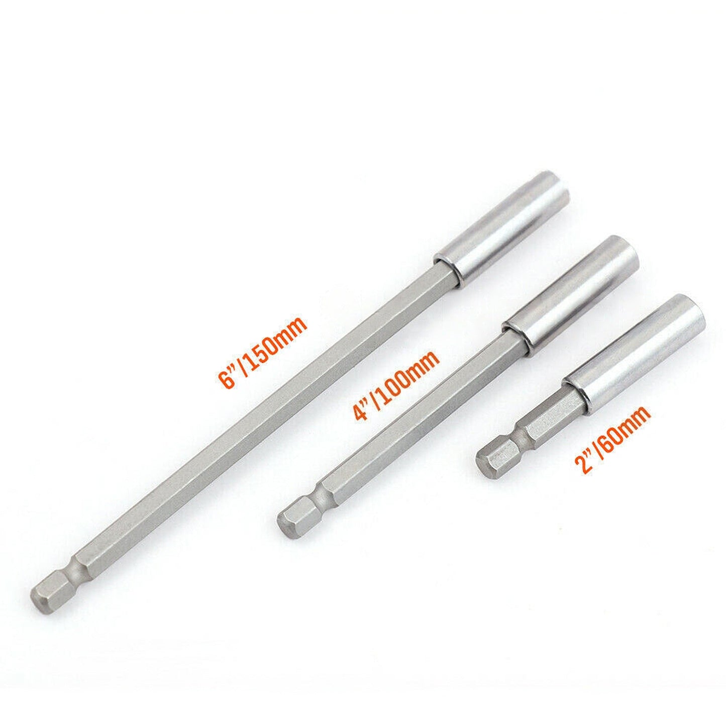 3pcs Drill Bit Holder Magnetic Screwdriver Extension Socket
