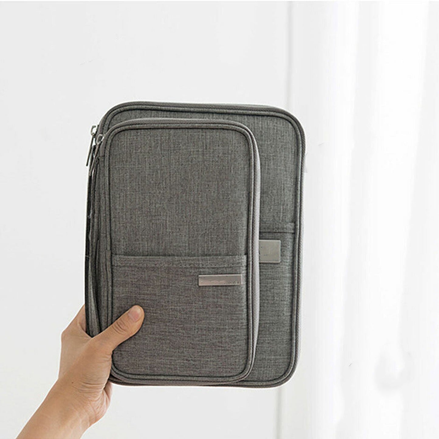 Travel Family Passport Wallet RFID Blocking Waterproof Document Organizer