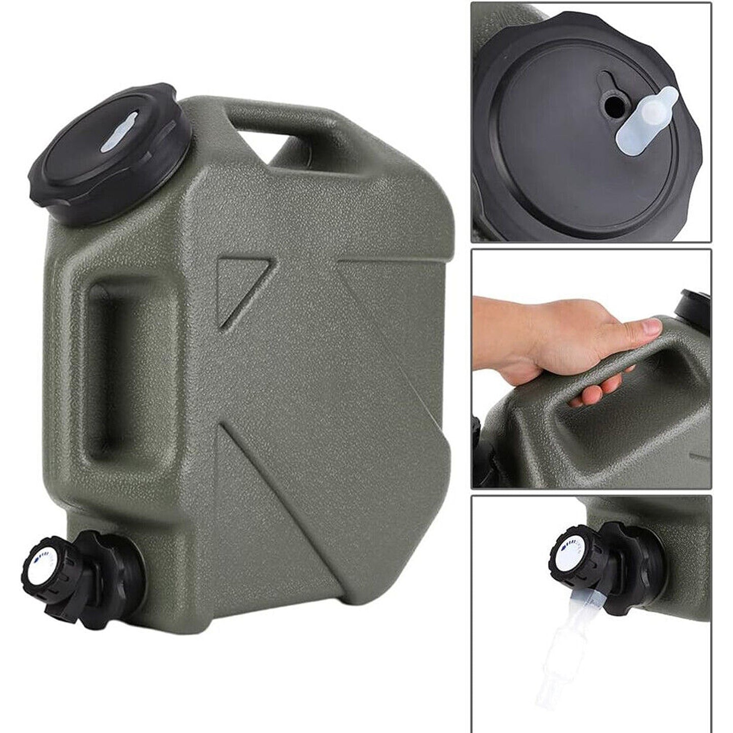 Portable Outdoor Camping Water Container with Tap 12L