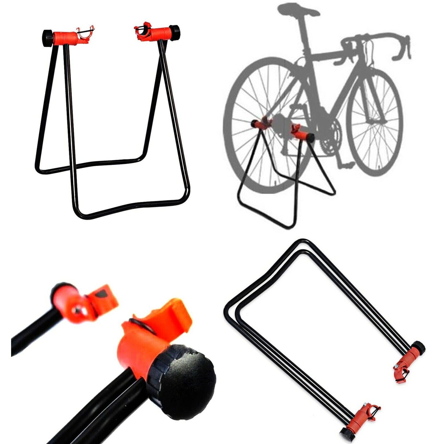 Foldable Bike Wheel Hub Stand for Repair and Parking