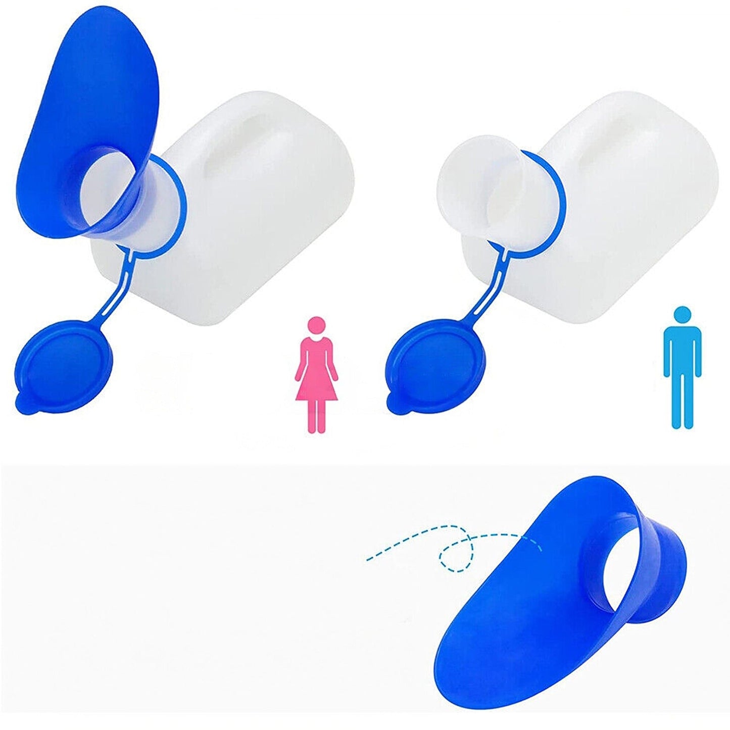 Portable Urinal for Camping Male and Female Travel Pee Bottle