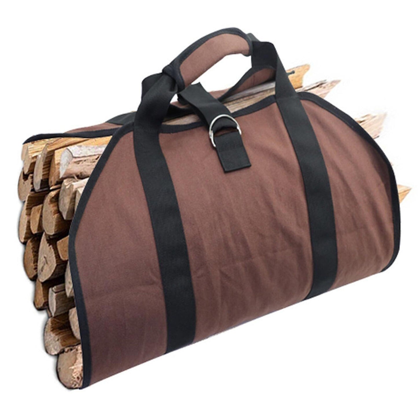 Canvas Wood Carrying Holder Multifunctional Firewood Carrier Bag
