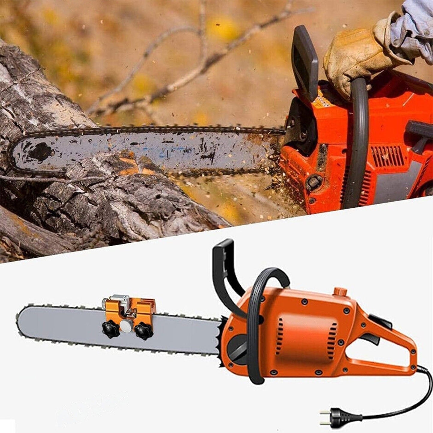 Easy Portable Chainsaw Sharpener Jigs Tool for Sharpening Chain Saws Electric Saws