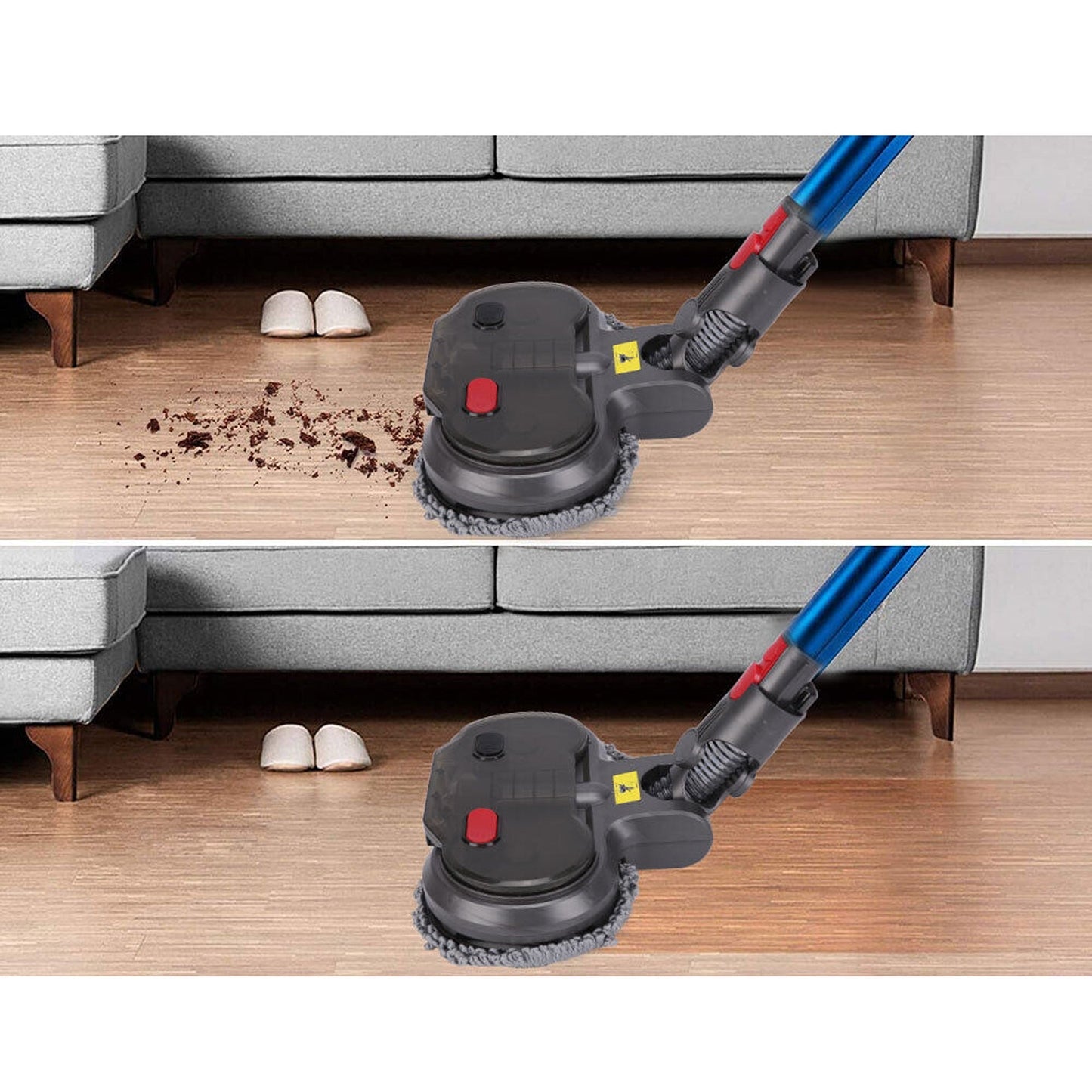 Cordless Motorised Mop Attachment for Dyson Vacuum Cleaners V7 V8 V10 V11 Wet Dry