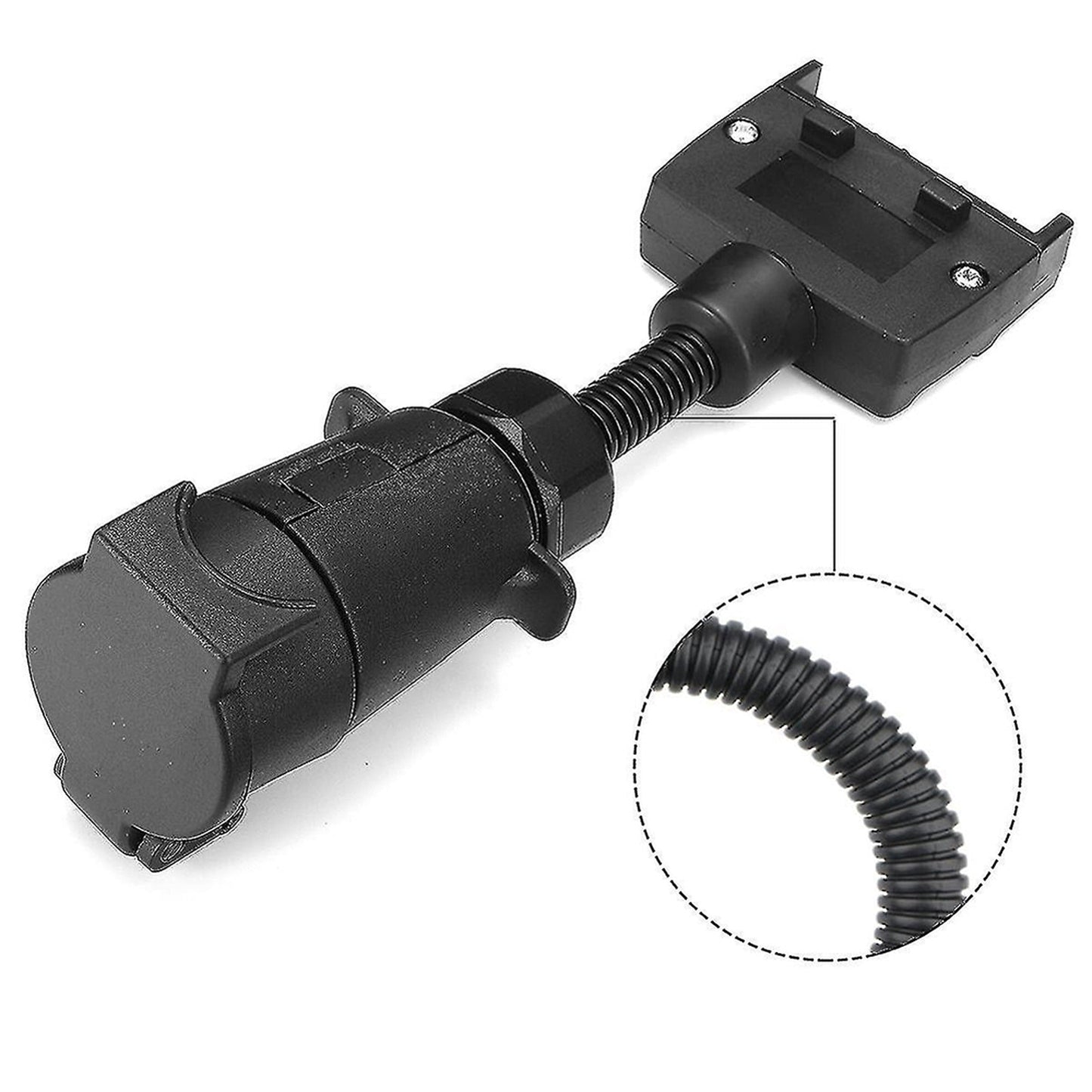 Trailer Adapter Plug Female 7 Pin To Male Flat Caravan Boat