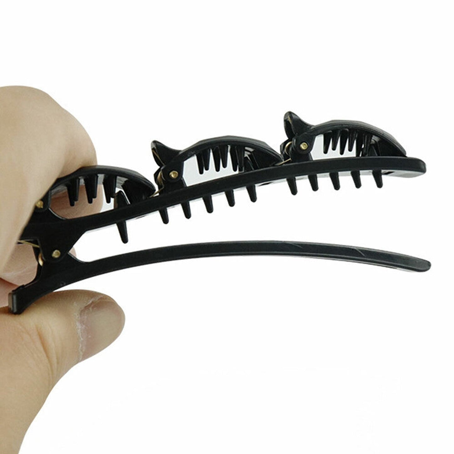Set of 2 Hair Clips with Double Bangs Hairstyle Hairpin Accessories