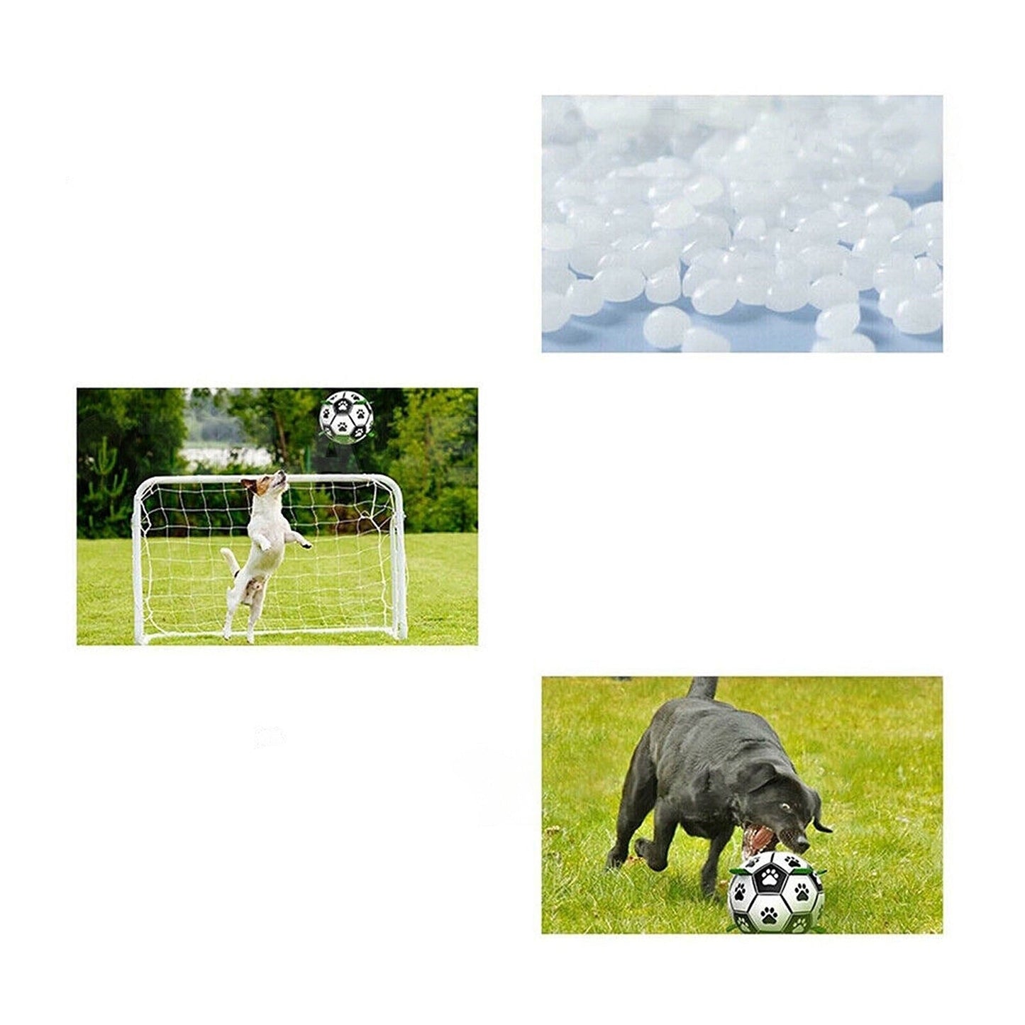 Pet Football Water Tabs Toy Interactive Dog Soccer Ball with Pump