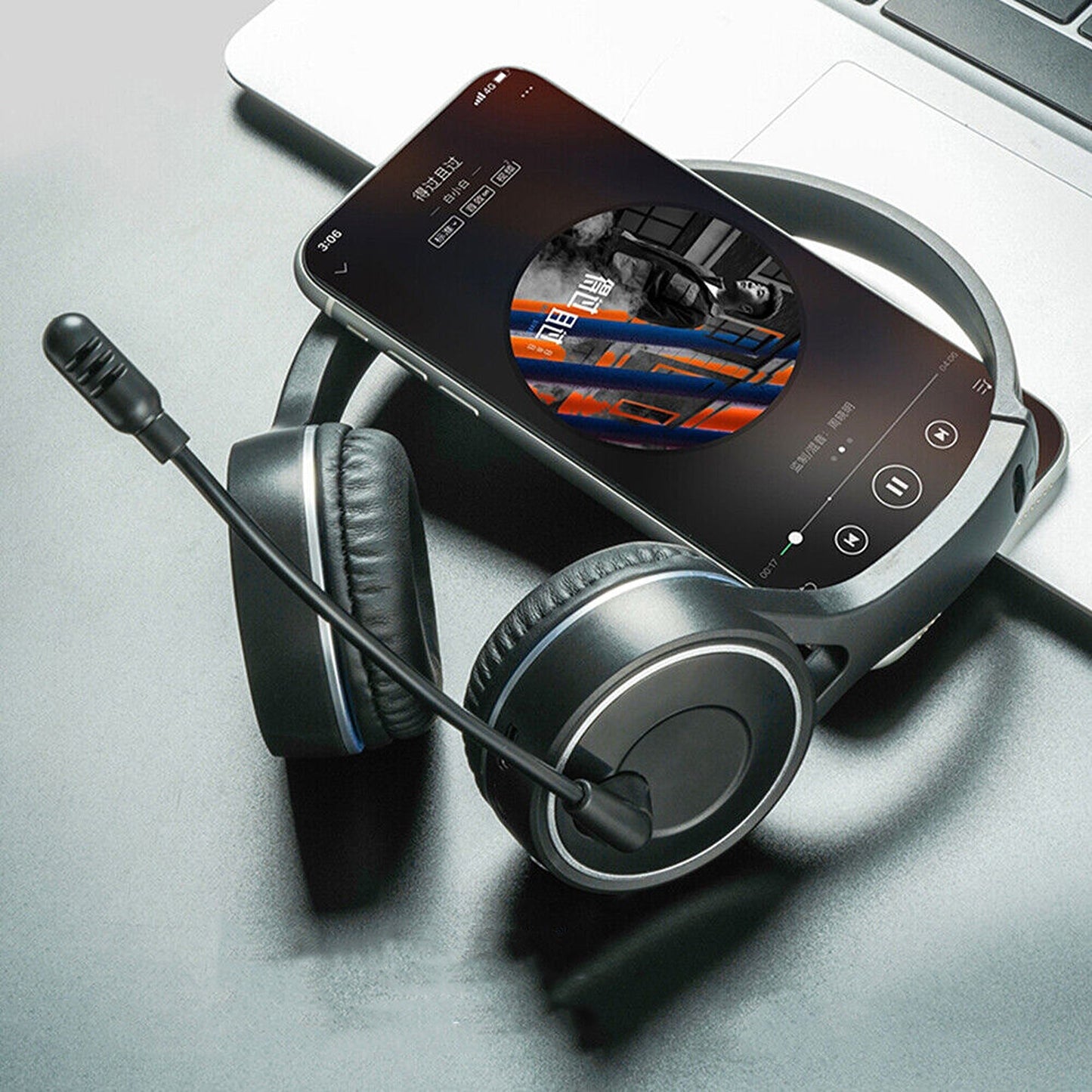 Noise Cancelling Bluetooth Earphone Wireless Headphones with Microphone