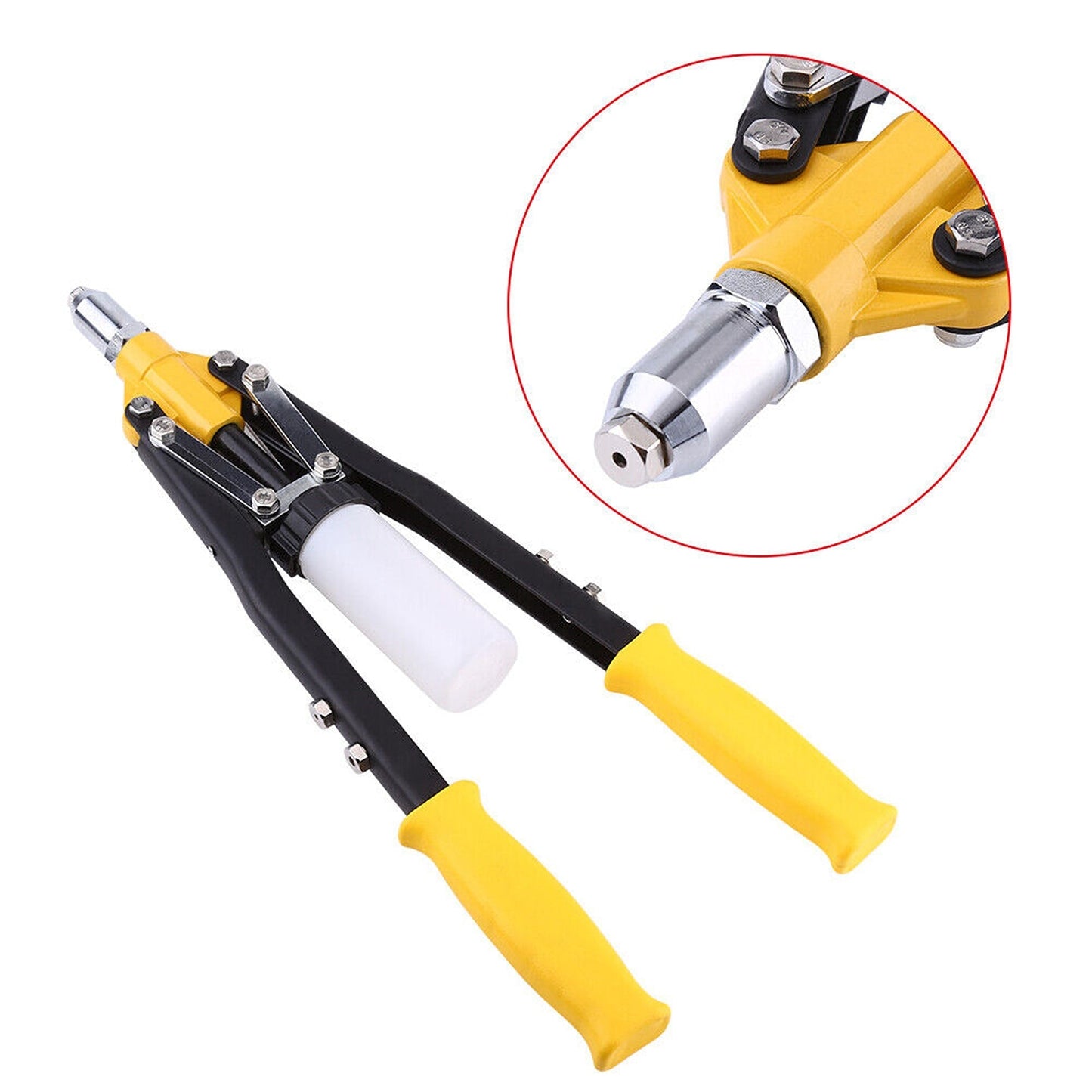 Heavy Duty 5-in-1 Rivet Gun with Long Handle