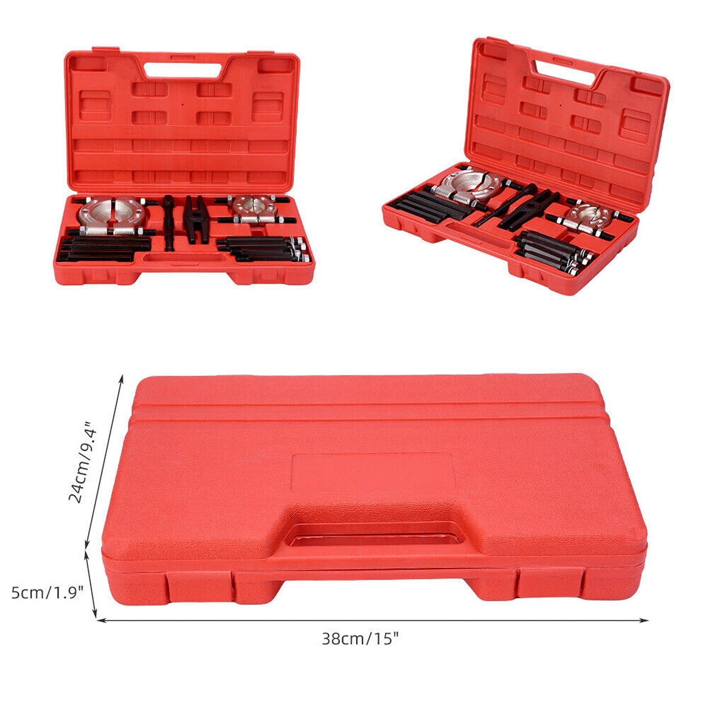 12pcs Bearing Puller Separator Set with Extension Bars for Automotive Repair